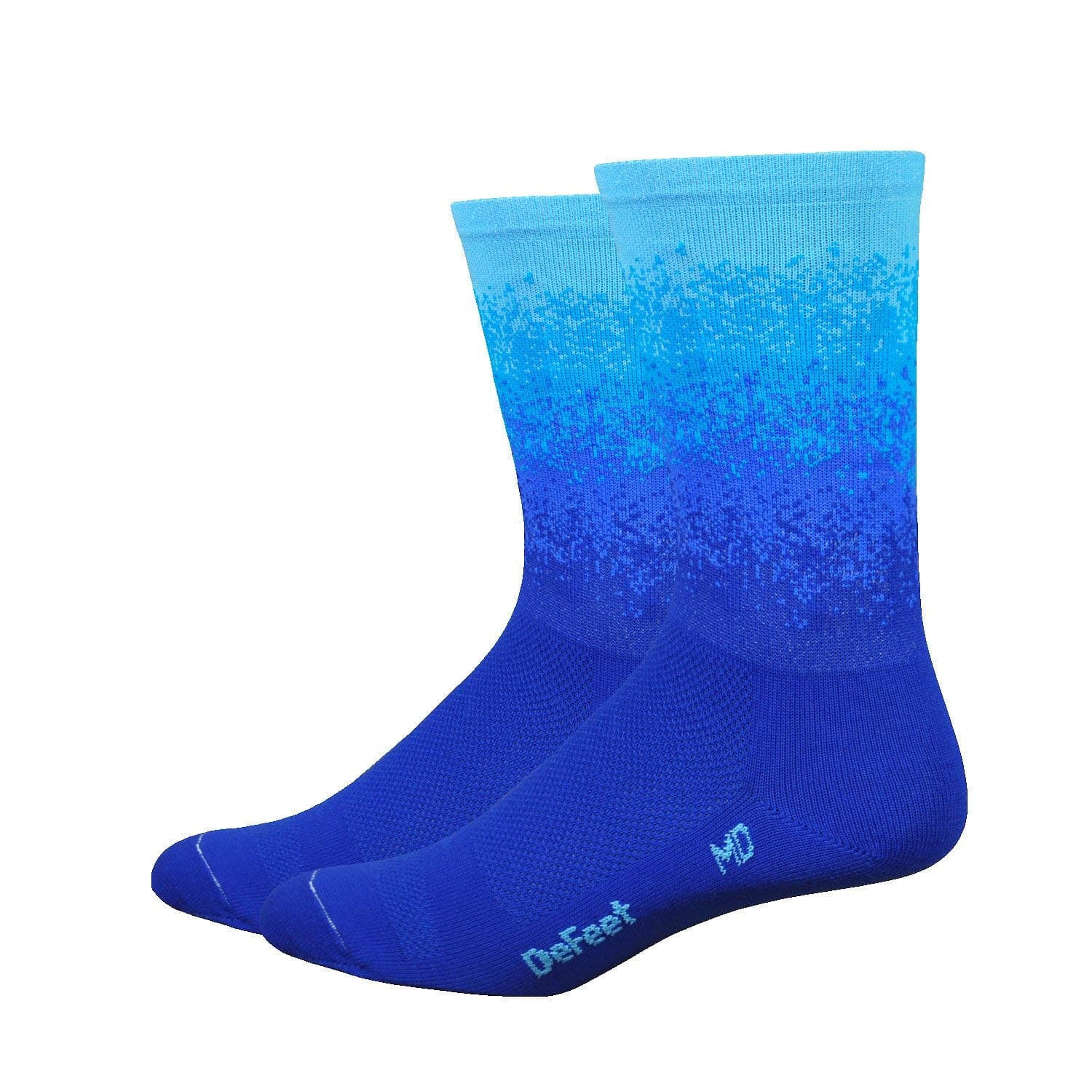 DEFEETAIRTOMBLUE401 Barnstormer Ombre Socks, X-Large, Royal/Neptune/Carolina