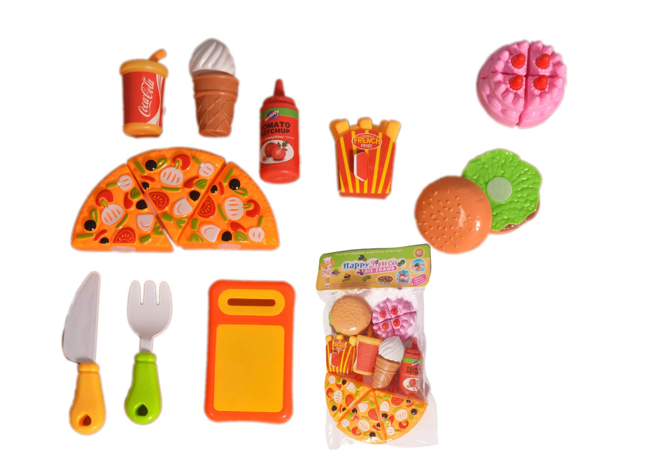 Shoptail Fast Food Pretend Play Pizza Set Toy for Kids