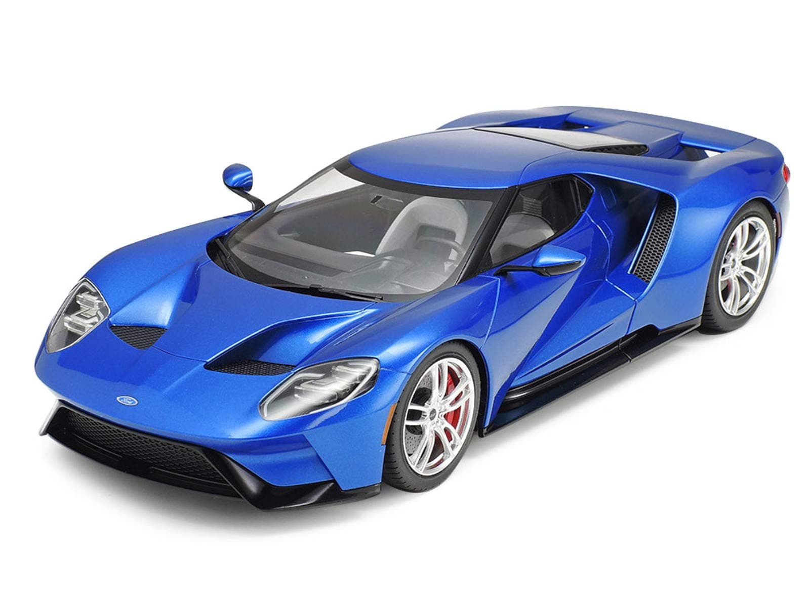 Tamiya TAM24346 24346 – 1:24 Ford GT, Model Building, Plastic Kit, Unvarnished