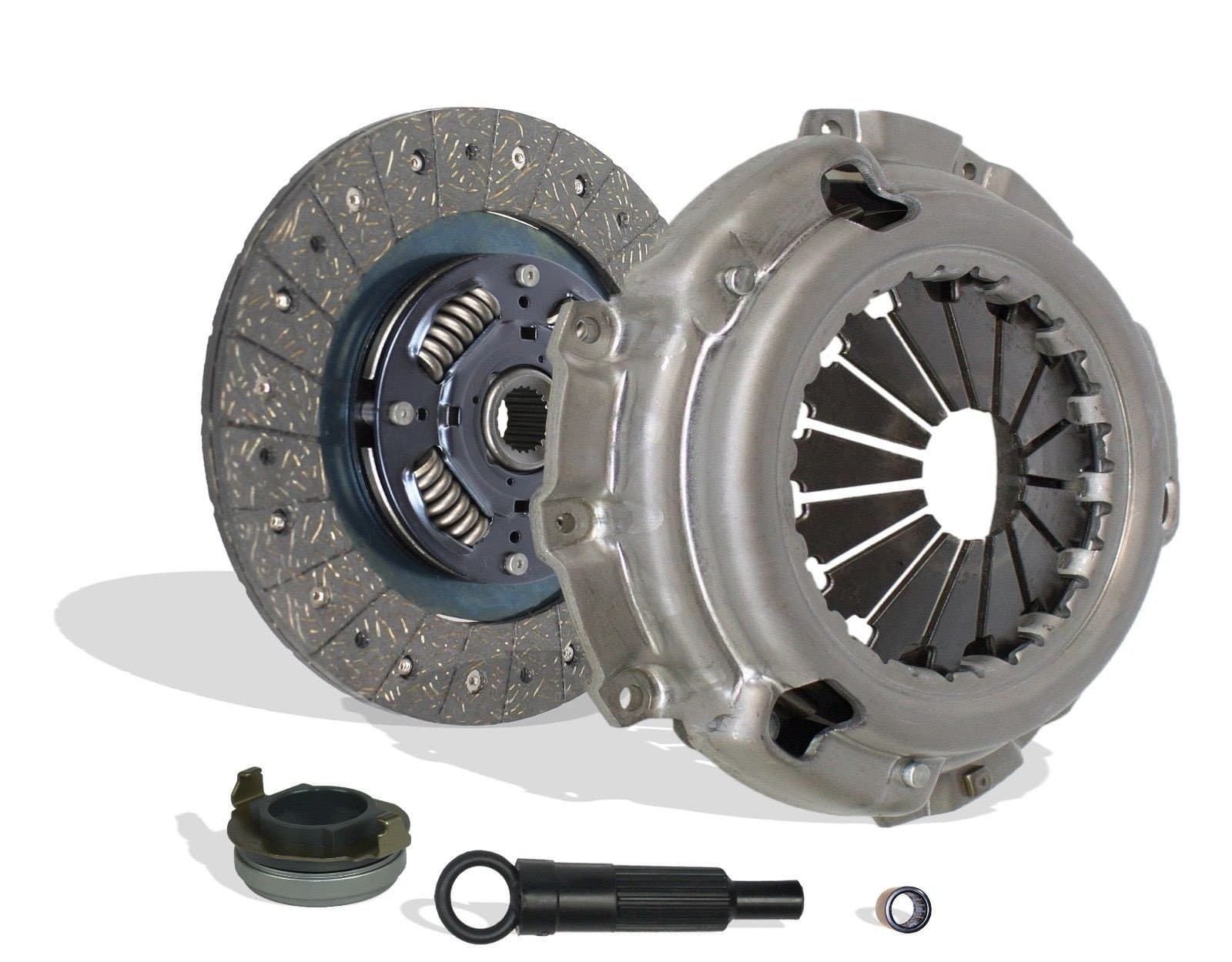 Clutch Kit compatible with Fusion Protege Milan S Se Sel Base Premier Dx Es Lx speed 2003-2009 2.3L L4 GAS DOHC 2.0L L4 GAS DOHC Naturally Aspirated (07-188)