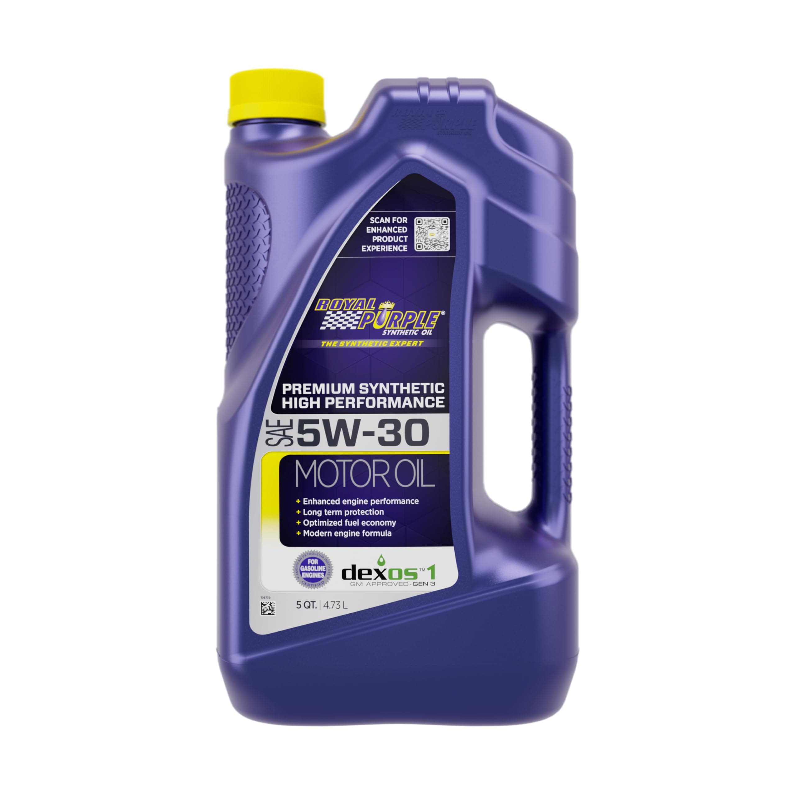 Royal Purple 51530 API-Licensed SAE 5W-30 Synthetic Motor Oil - 5qt