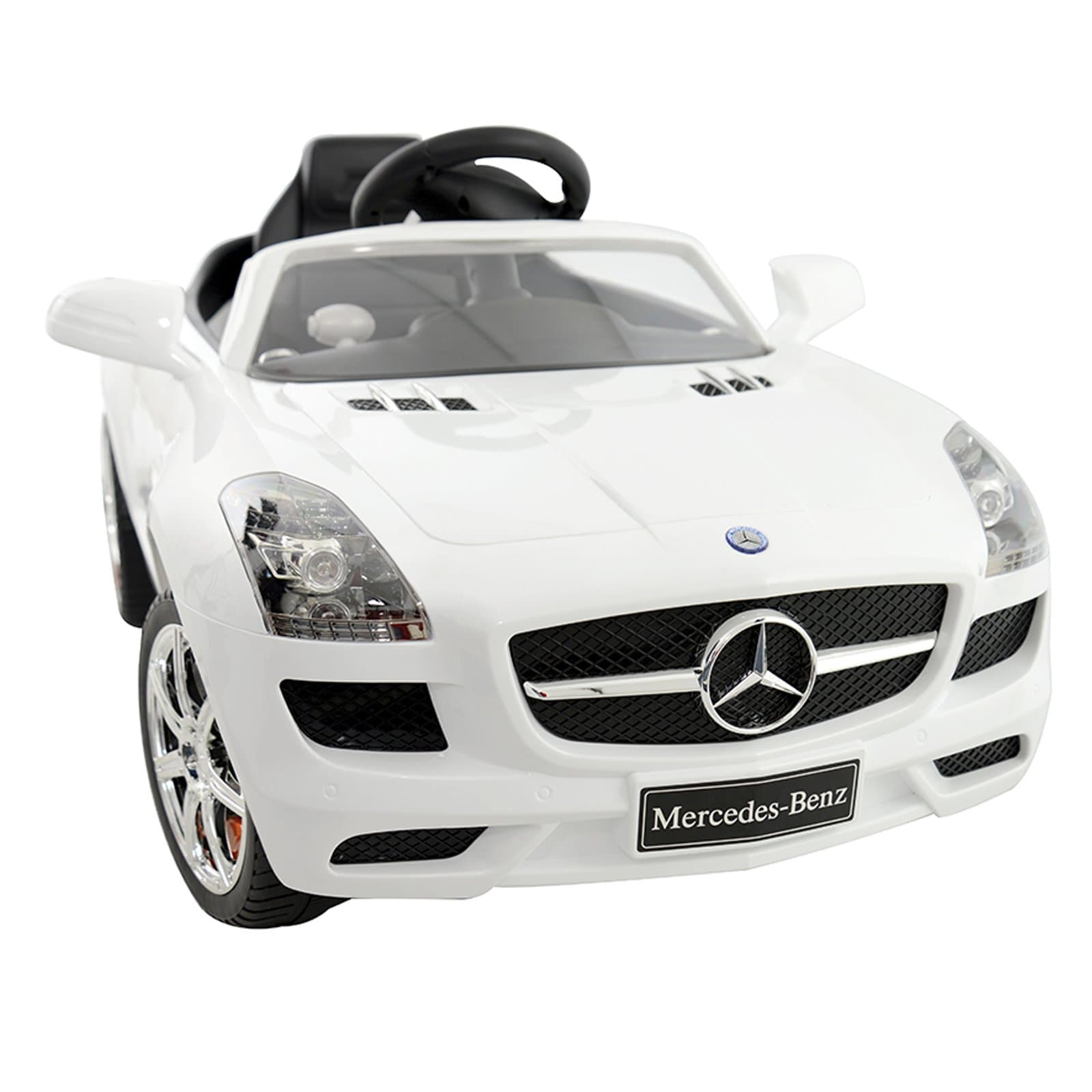 6 V Battery Powered Mercedes Ride-On (White)