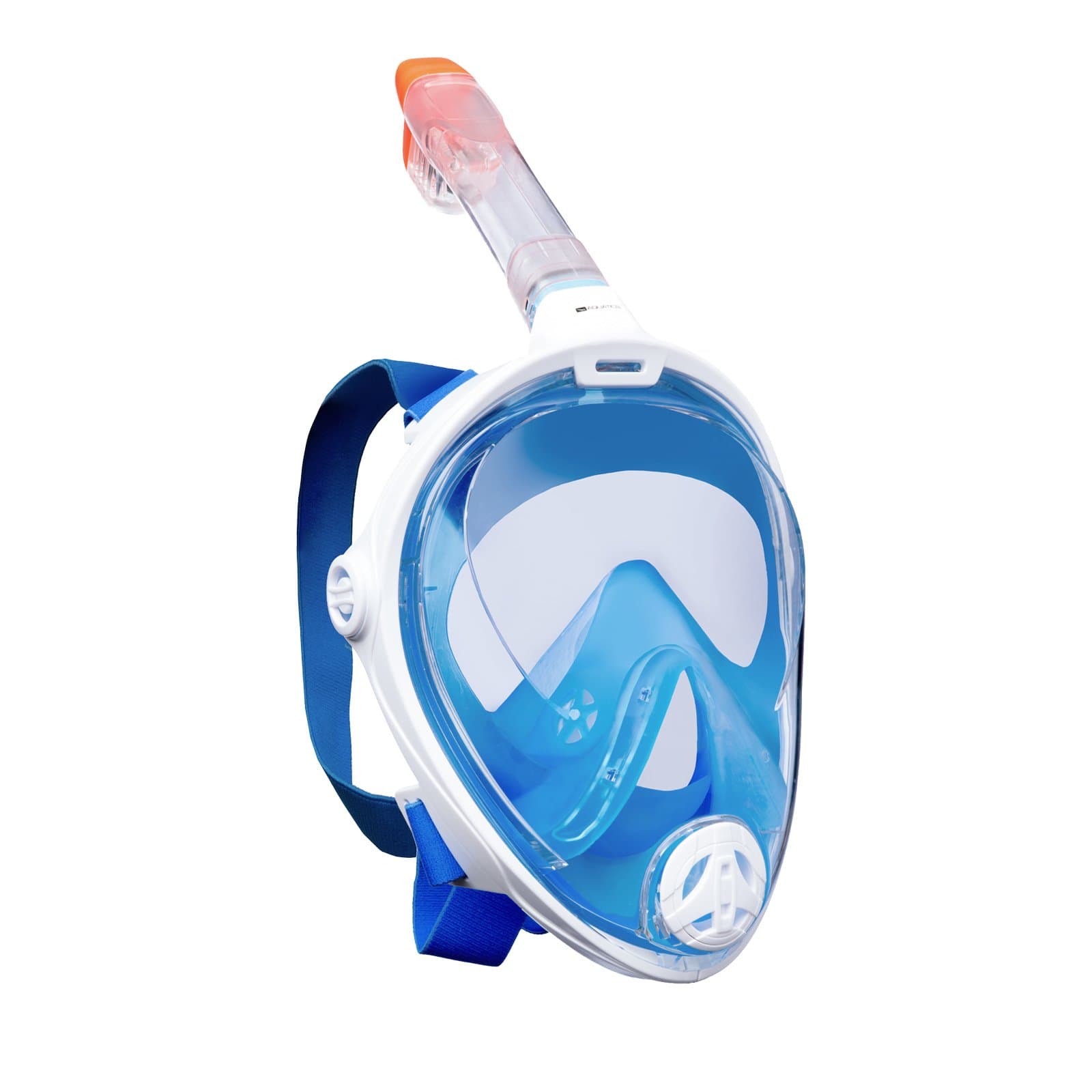 Aquatics – full face mask system, snorkel mask, blue