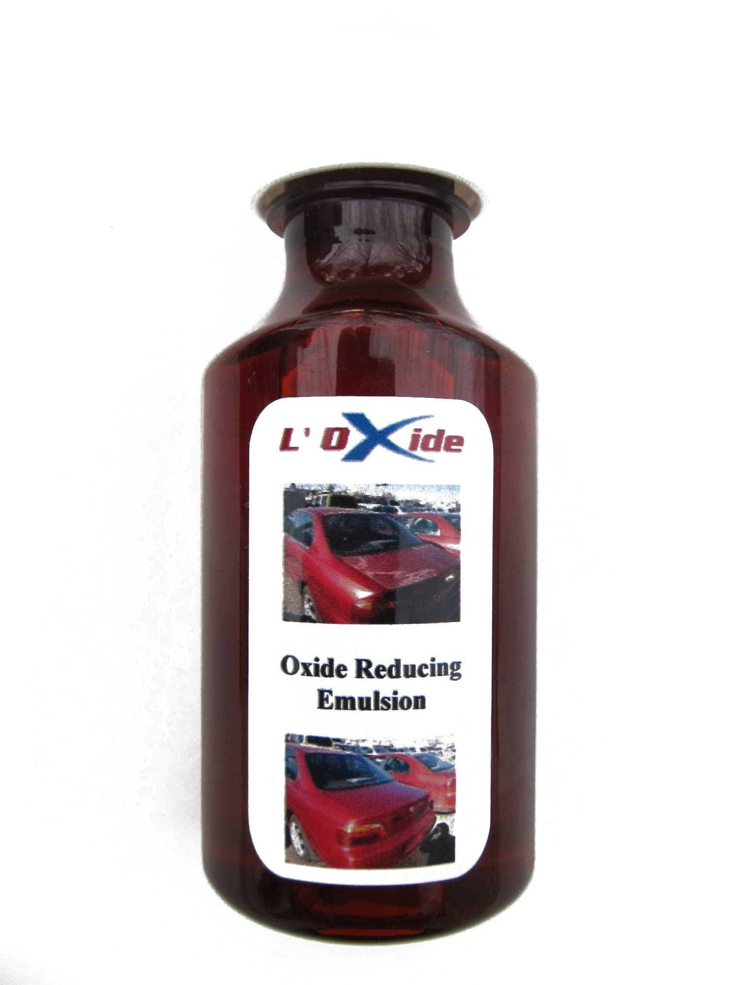 Oxide Reducing Emulsion to Restore Faded, Oxidized or Sun Damaged Car Paint, Peeling Clear Coat and Dull Headlights in a Simple DIY Operation. Easier to apply than wax, needs no polishing