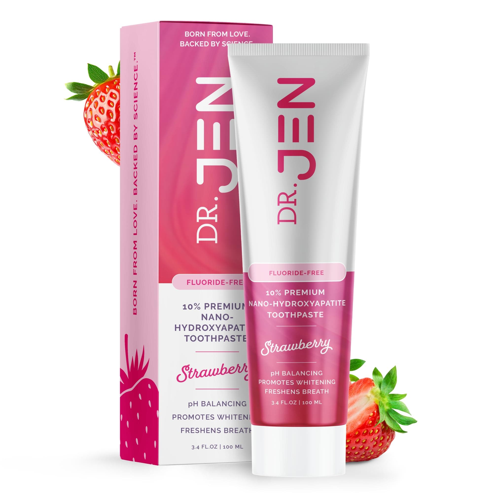 Fluoride Free, Children’s Remineralizing Toothpaste, Safe-to-Swallow, Kid Friendly, Nano Hydroxyapatite, Dentist Recommended, Eliminate Mouth Bacteria (3.4 oz, Pack of 1)