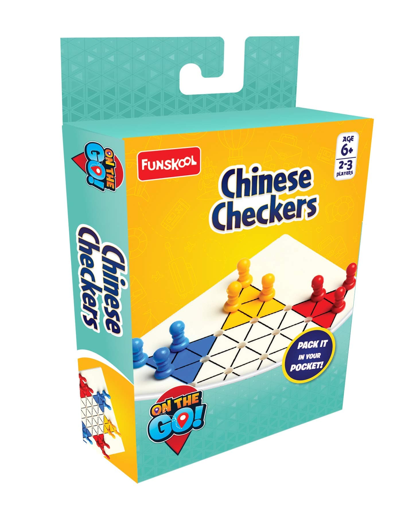 Funskool Travel Chinese Checkers - A Classic Strategic Game!, Multicolor