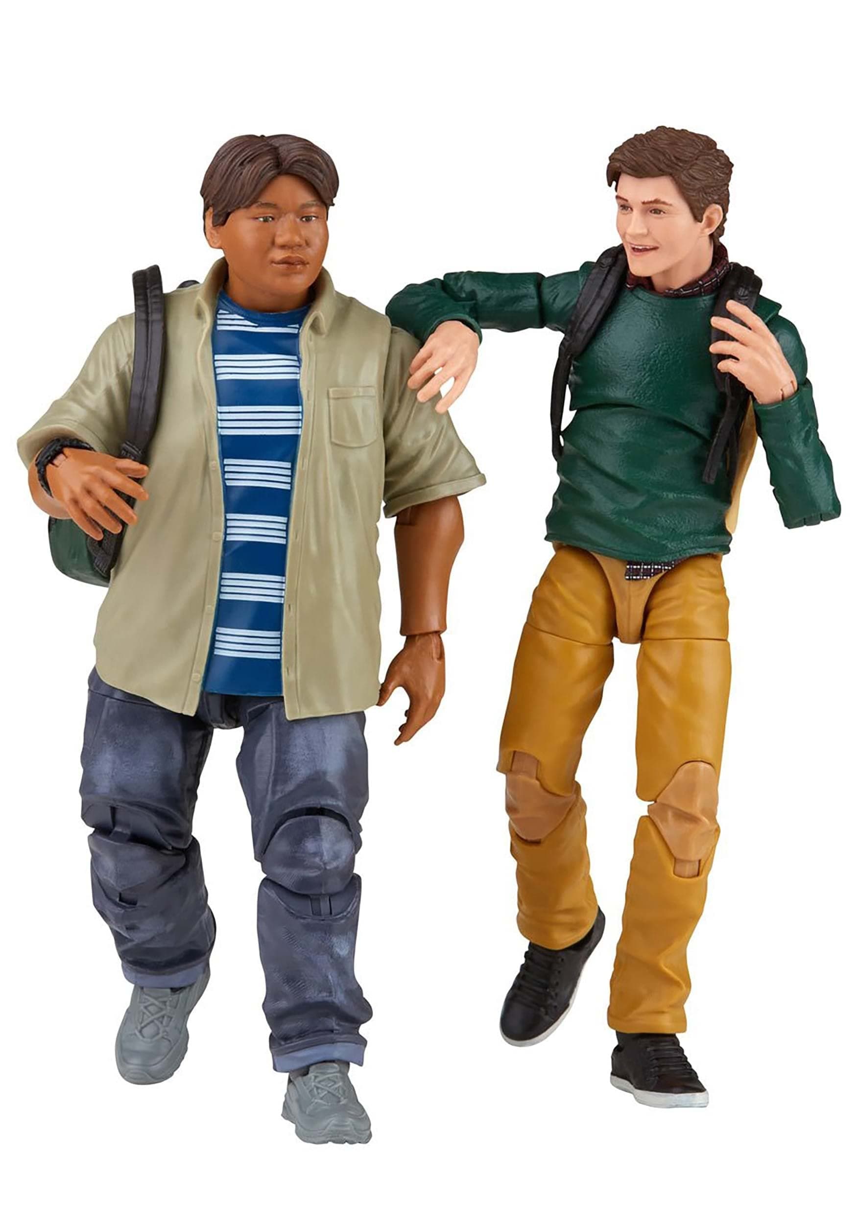 Marvel Hasbro Marvel Legends Series Spider-Man 60th Anniversary Peter Parker and Ned Leeds MCU 2-Pack 15-cm Action Figures, 7 Accessories, Multicolor,F3457
