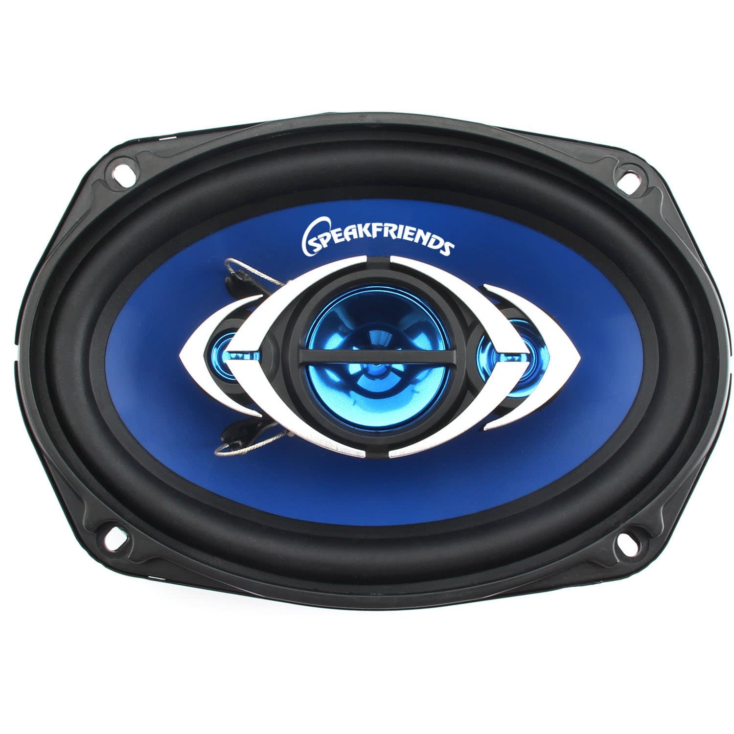 SFV694 6×9-Inch 900 Watt Full-Range 4-Way Coaxial Audio Car Speakers (Pair)