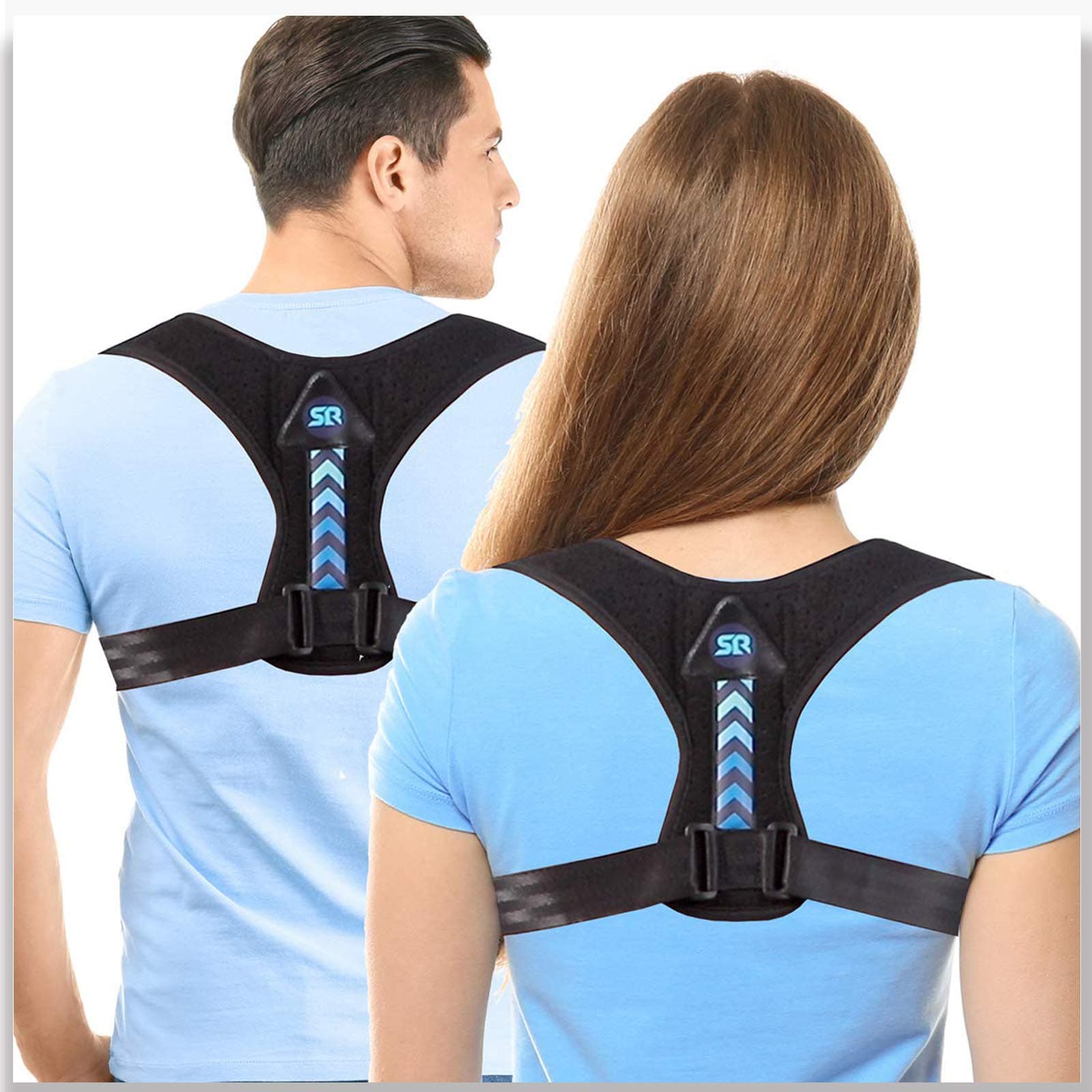 Posture Corrector For Men And Women- Adjustable Upper Back Brace For Clavicle Support and Providing Pain Relief From Neck, Back and Shoulder