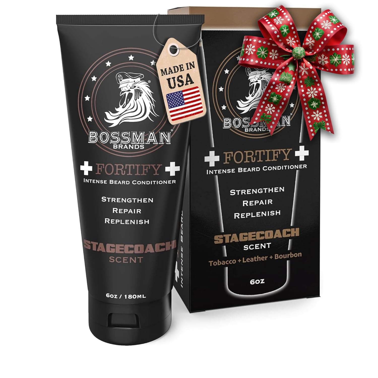 Bossman (Stagecoach) - Fortify Intense Beard Conditioner to Grow, Thicken, Moisturise and Protect Your Beard (Stagecoach)