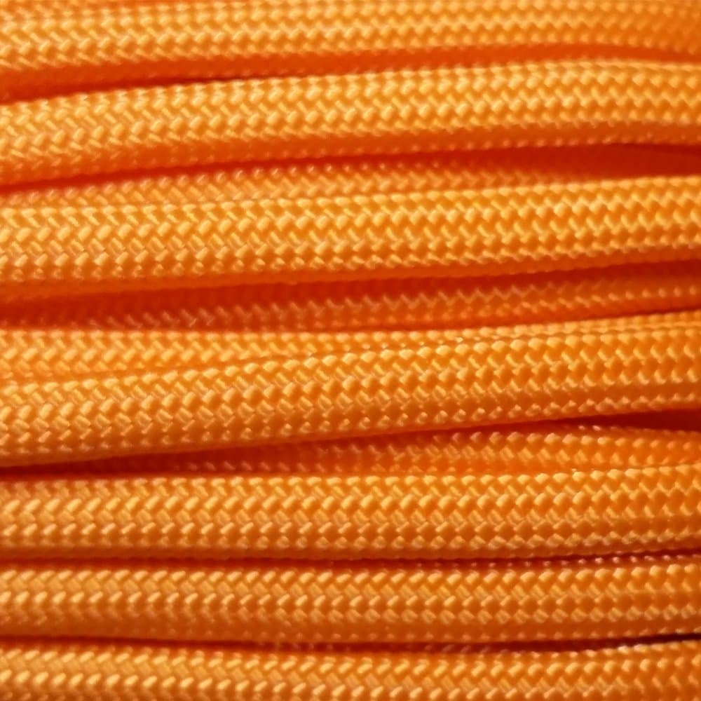 Tangerine 100' 10' 20' 50' 100' Hanks Parachute 550 Cord Type III 7 Strand Paracord - Largest Paracord Selection
