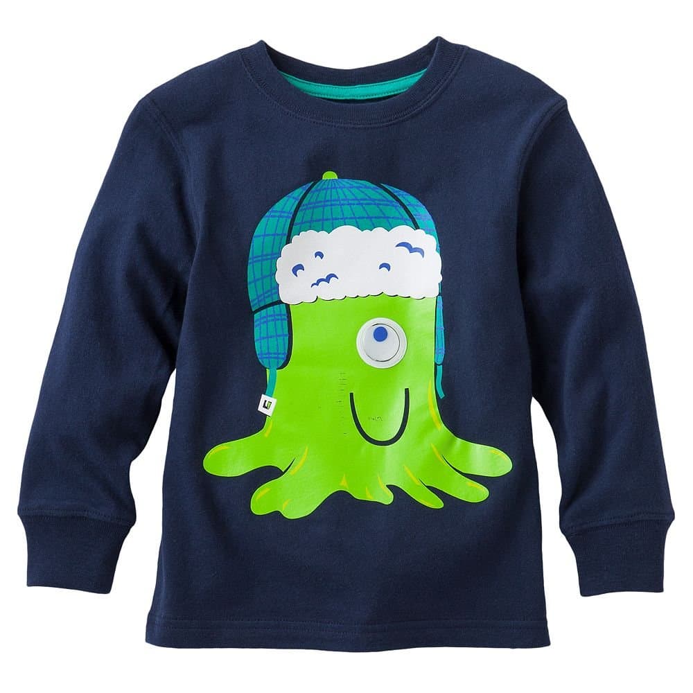 Jumping Beans Boys Google-eye Blob Tee (18M)