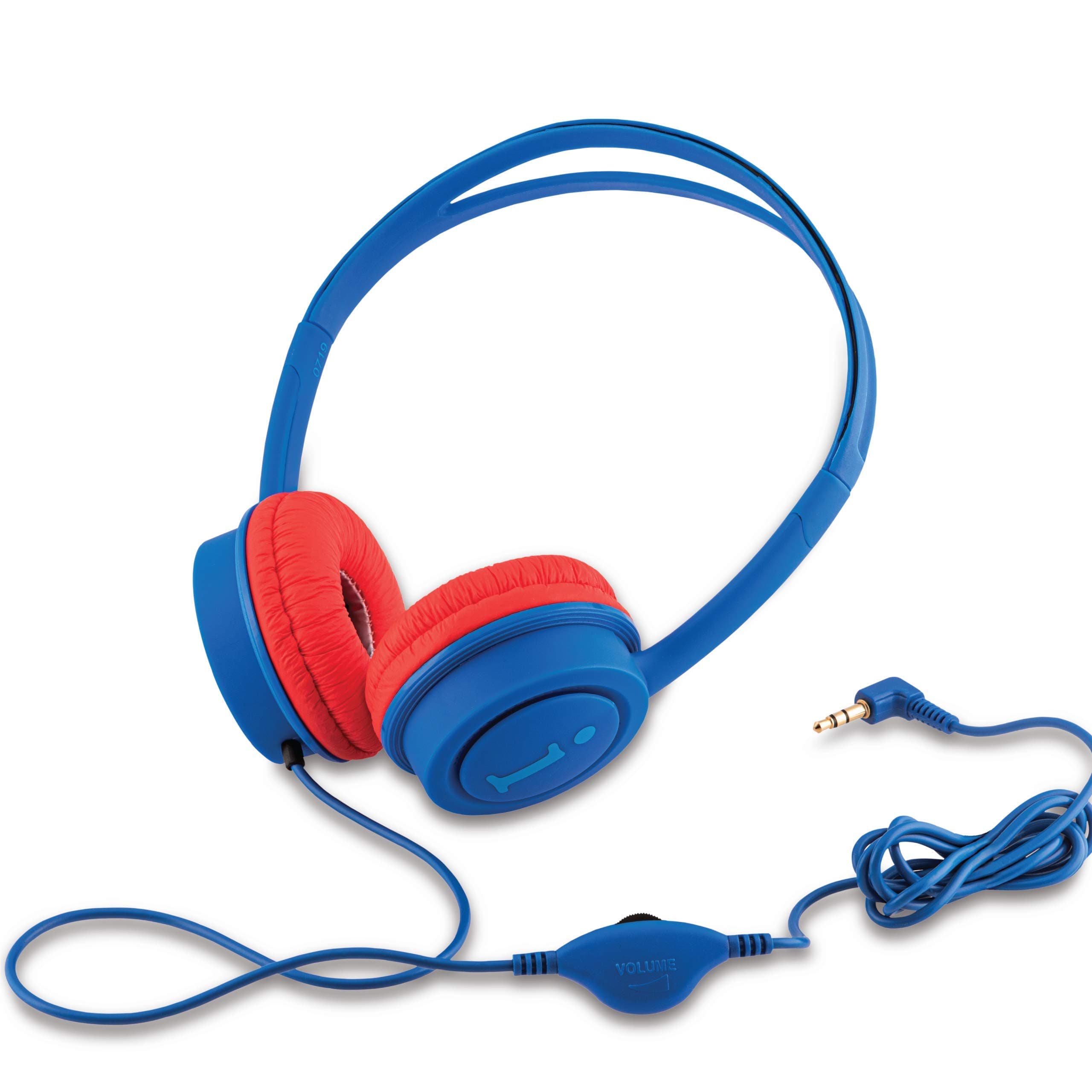 iBall Star Wired Over The Ear Headphone Without Mic (Dark Blue and Red)