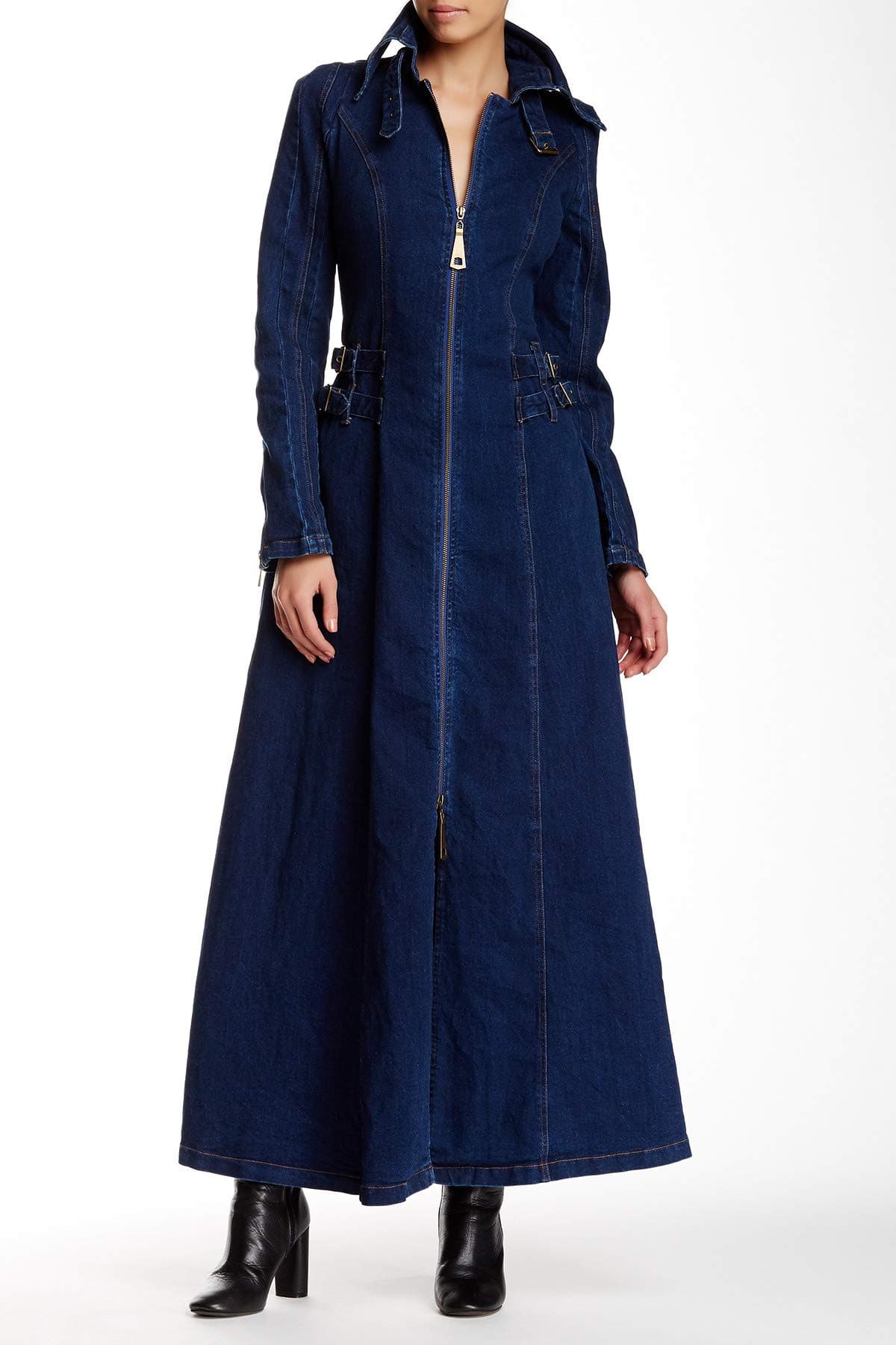 Tov Denim Maxi Coat