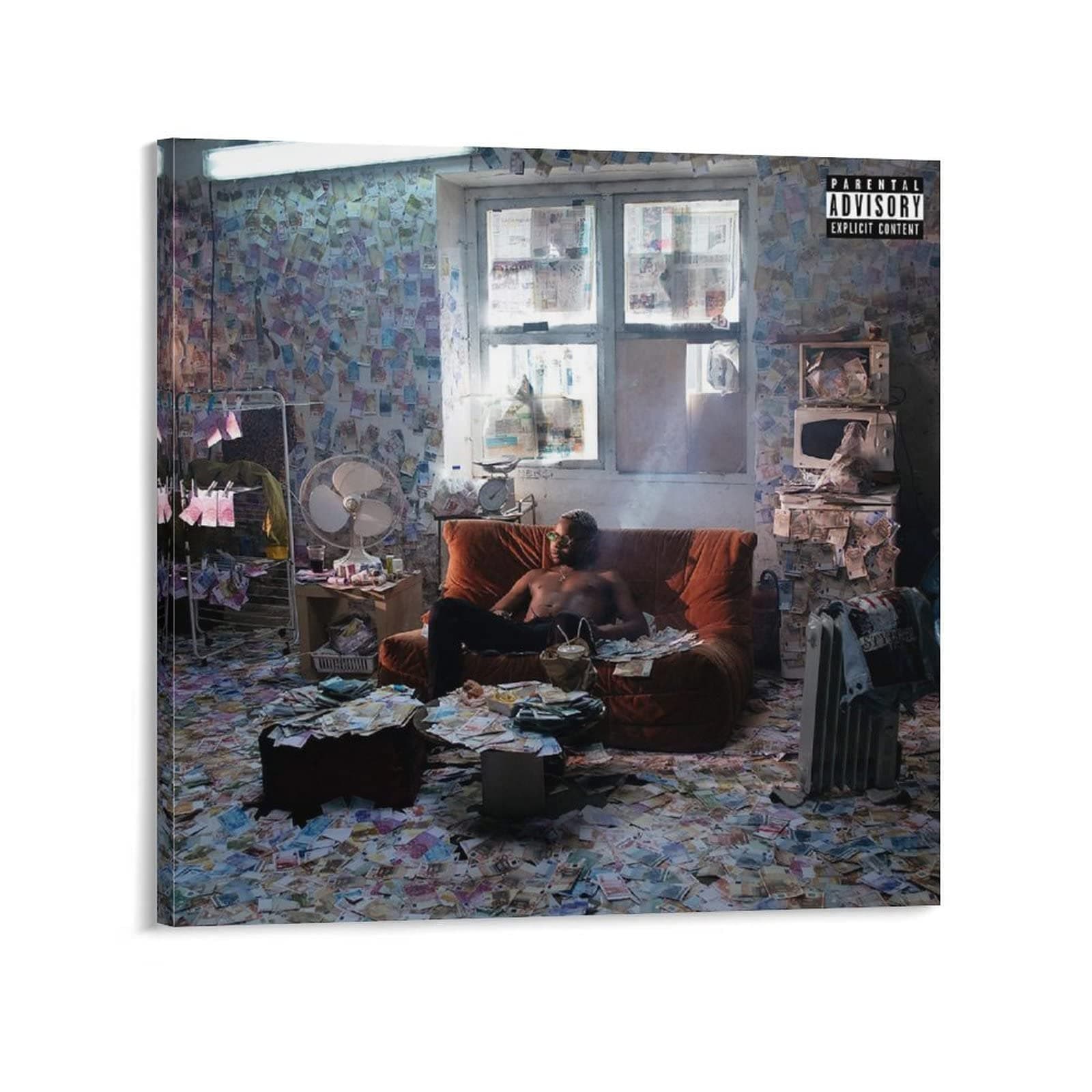 BRYMOR Leto A&h Trapstar 2 Kiffe La Mode Canvas Poster Bedroom Decor Sports Landscape Office Room Decor Gift Frame-style24x24inch(60x60cm)