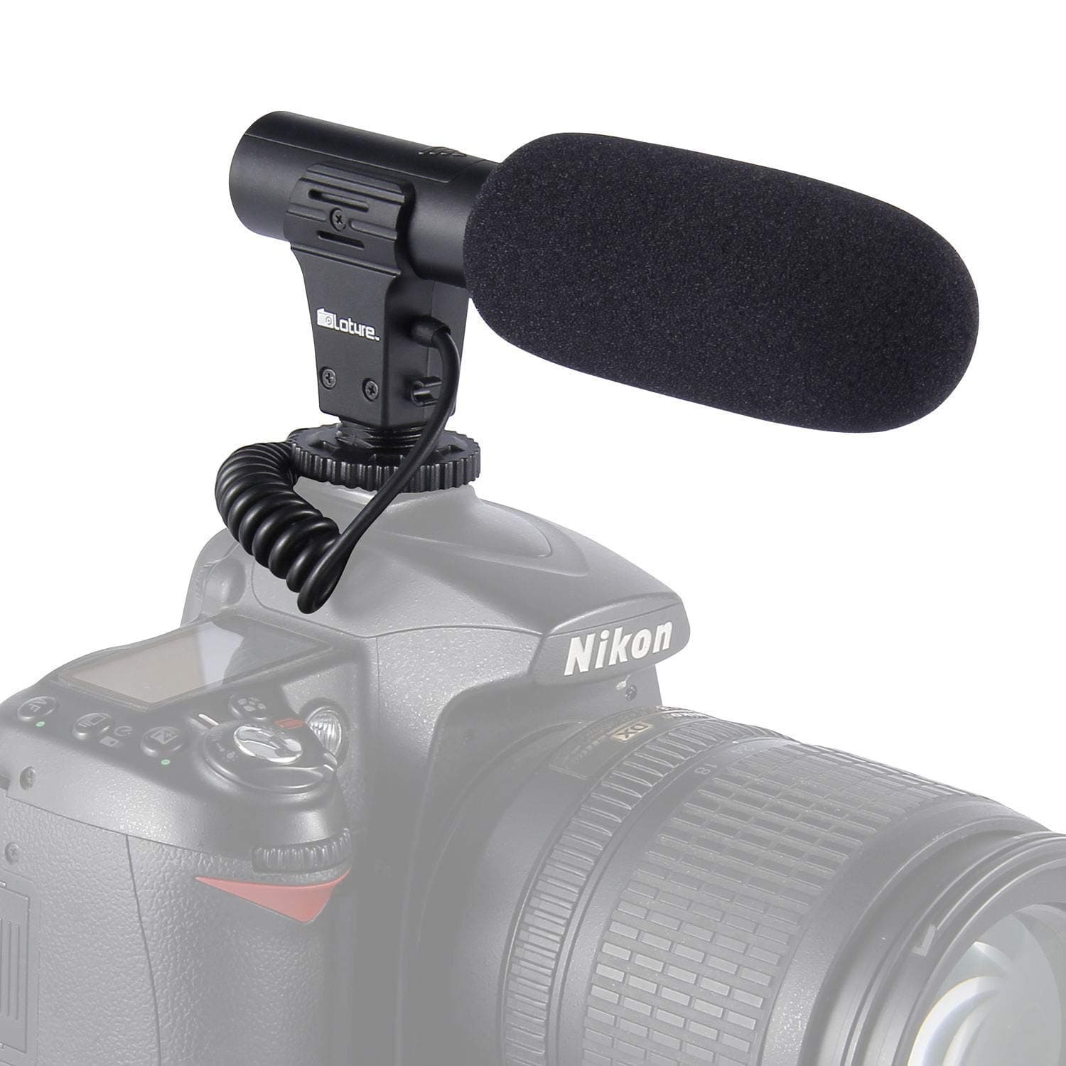 Video Microphone, Photography Interview MIC Microphone Compatible Sony, Nikon Canon,DSLR Cameras, Camcorders. (3.5mm Interface)（Except for Canon T5i,T6）