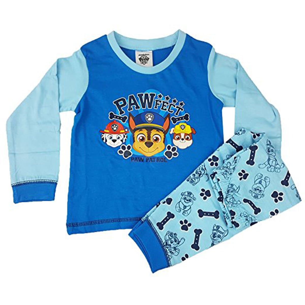Baby Boys Paw Patrol Paw Fect Long Length Pyjamas Set 6 to 24 Months (12-18 Months)