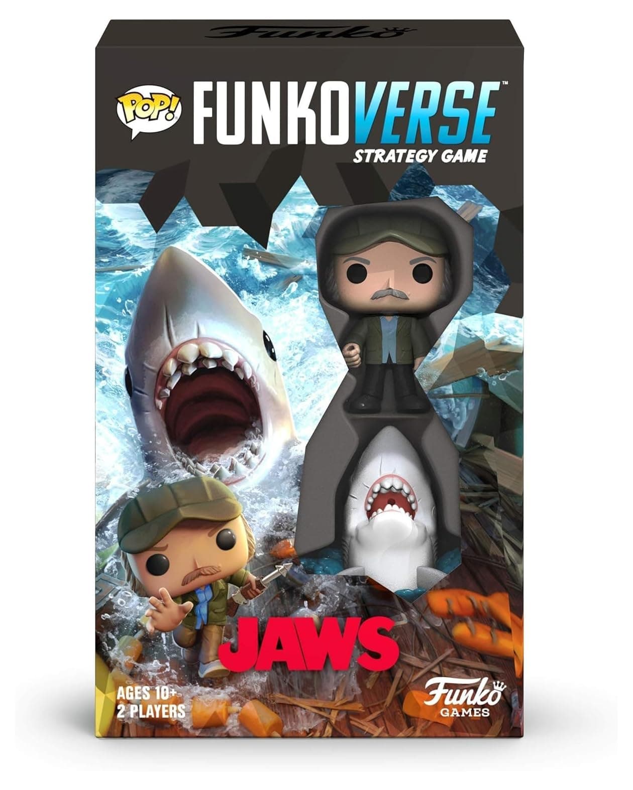 Funkoverse: Jaws 100 2-Pack Board Game 2 players (Styles May Vary)