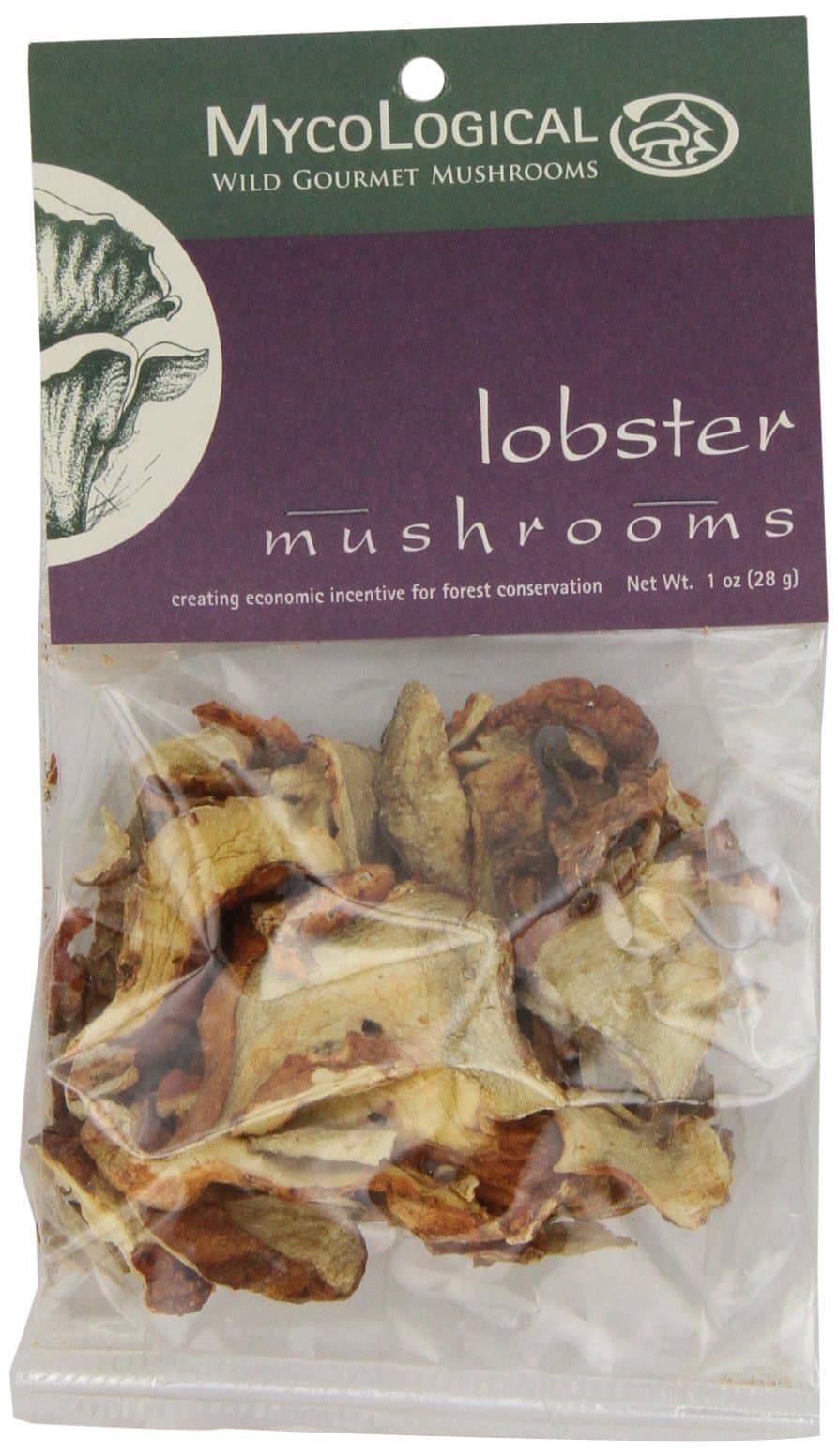 Mycological Dried Lobster Mushrooms, 1 Ounce Package