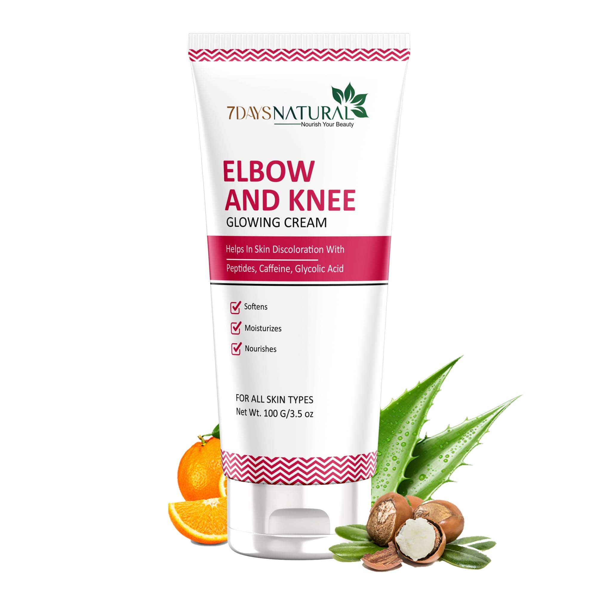 7 DAYS Elbow & Knee Whitening Cream for Men & Women(100 Gm)