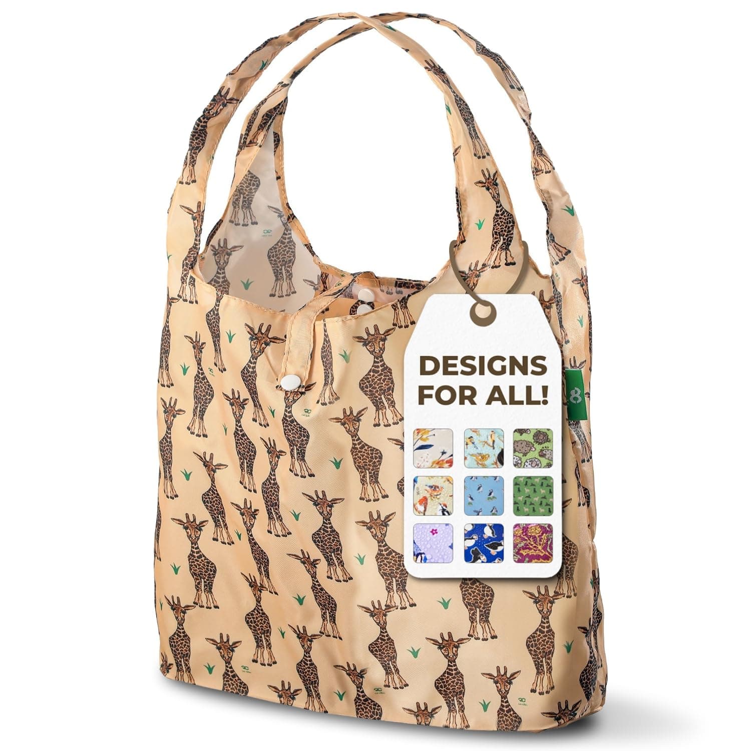 Lightweight Foldable Reusable Shopping Bag Water Resistant Tote Bag