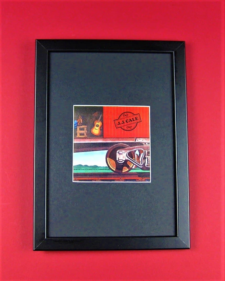 Framed Picture Art Print A4 J.J. Cale G1954-143