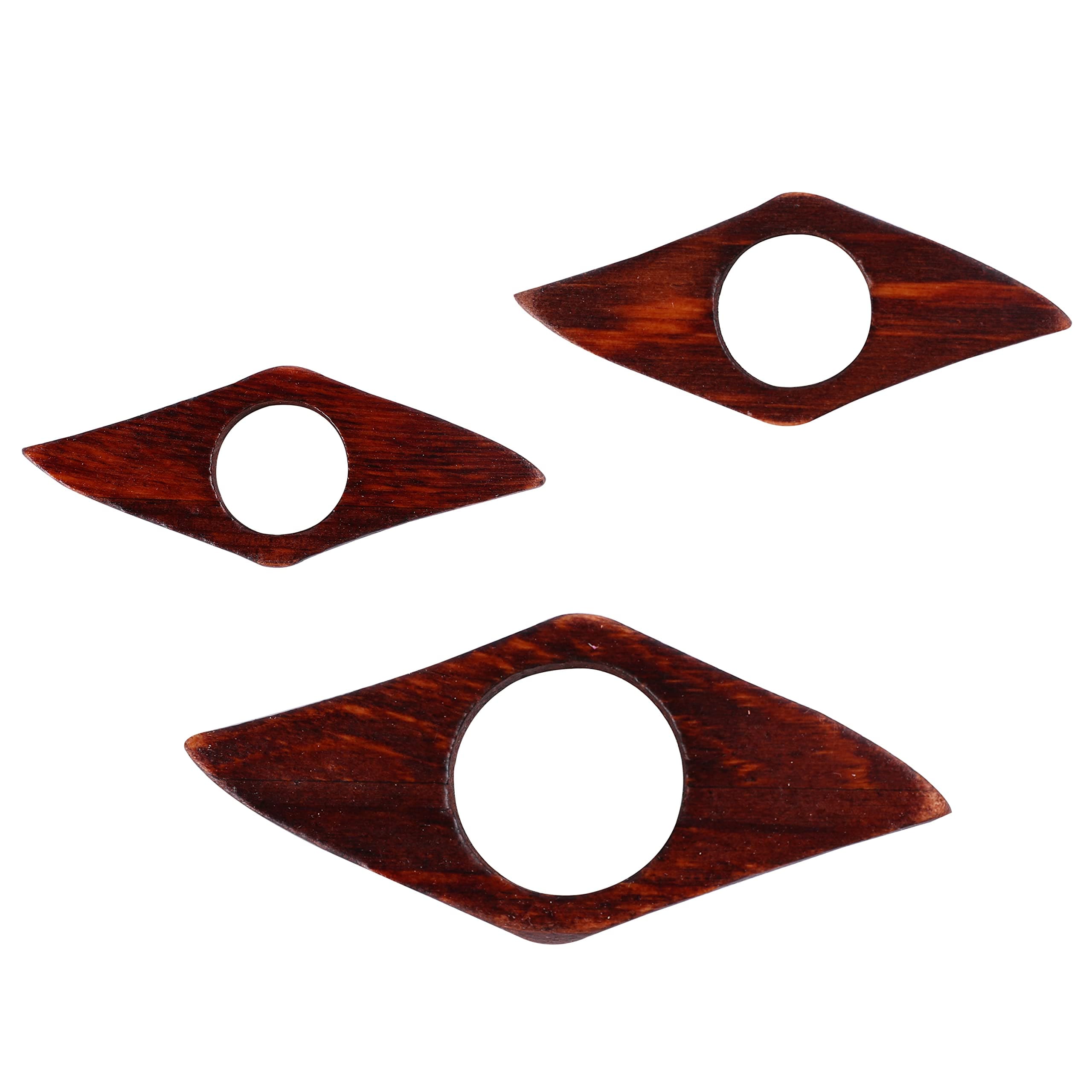 Book Page Holder, 3 Pieces Wooden Thumb Ring for Reading - A Thoughtful Gift for Bookworms