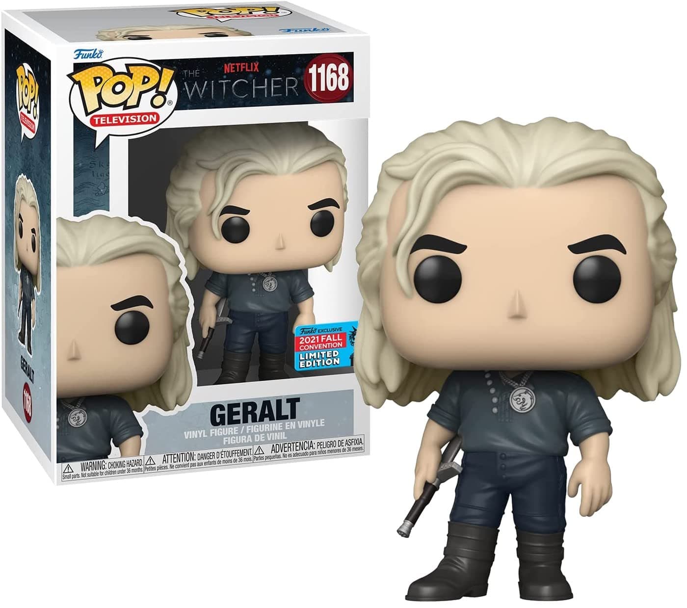 Funko Pop Television: The Witcher - Geralt Nycc 2021 Shared Fall Convention Exclusive Vinyl Figure