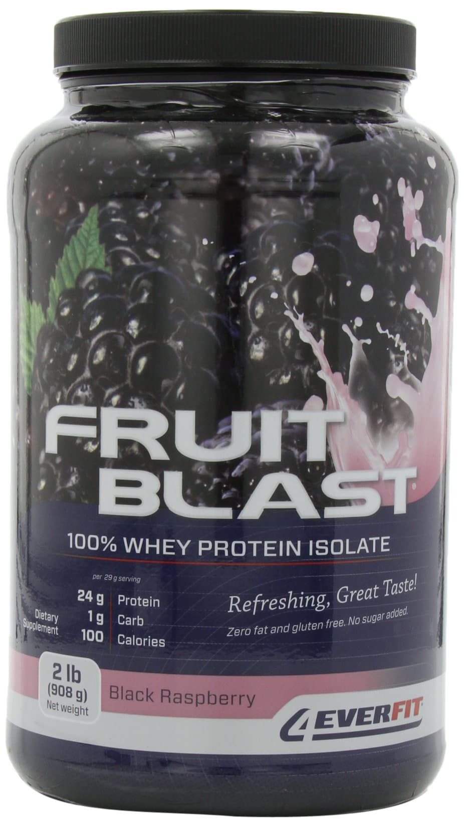 4Ever Fit Fruit Blast Isolate, Black Raspberry, 2 Pounds