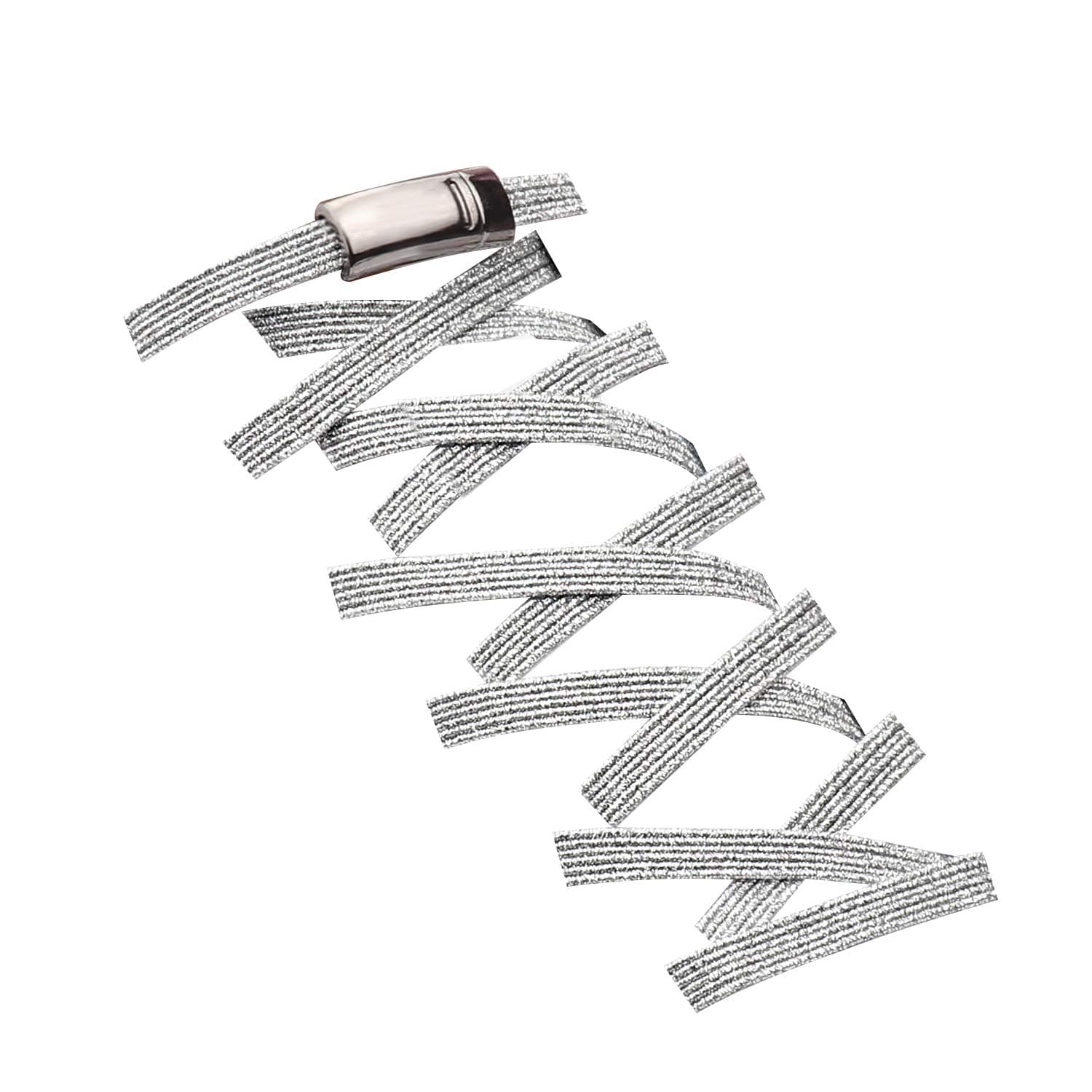 Aiboxin Elastic No Tie Flat Shoe Laces for Sneakers, Tieless Shoelaces for Kids & Adults, Stretch Shoes Strings