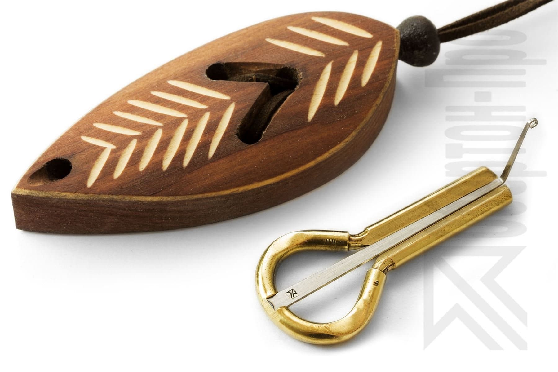 Shamanicshop Altay Jew's Harp for Beginners: P.Potkin's Komus +"Dark Leaf" wooden case
