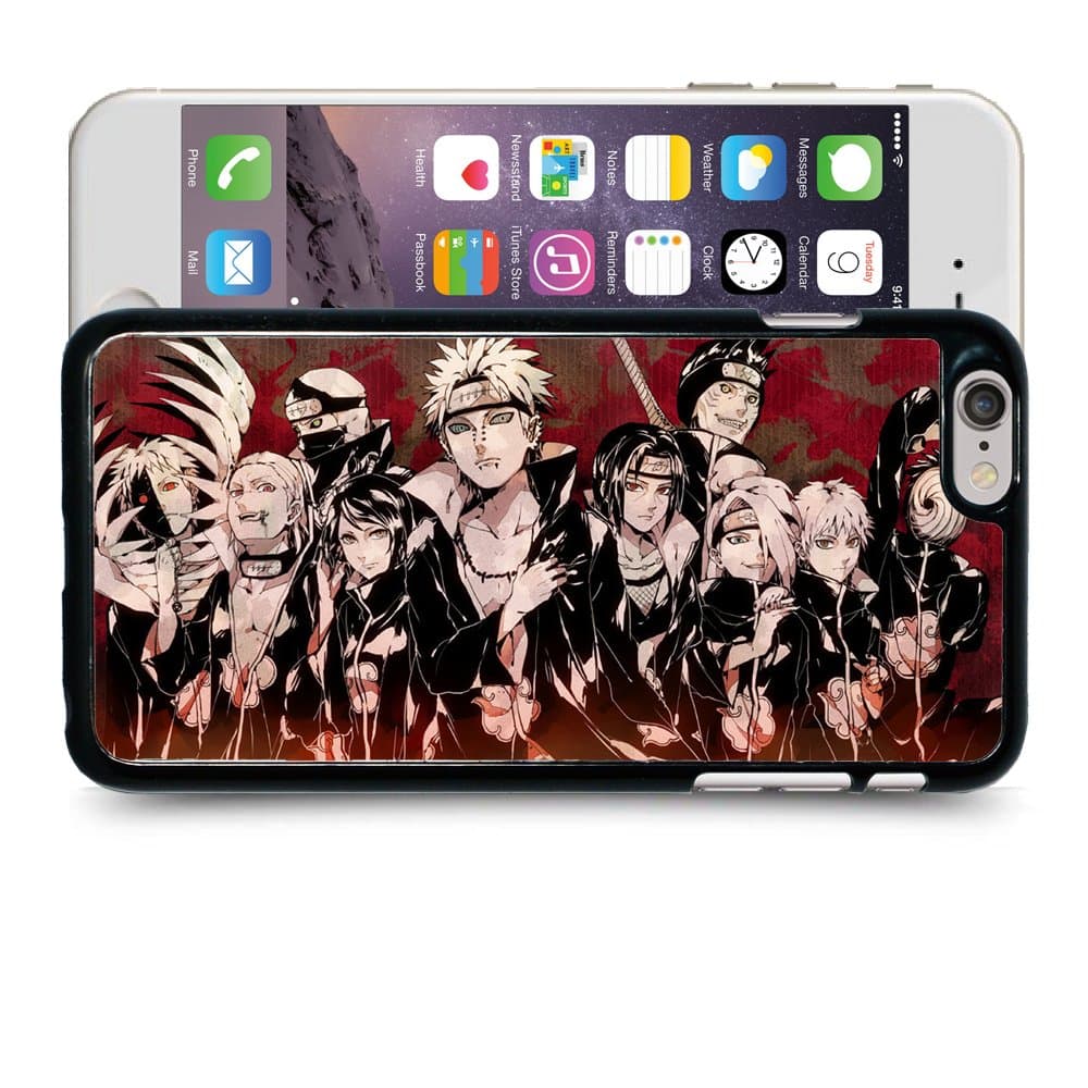 Case88 Designs Naruto Akatsuki Protective Snap-on Hard Back Case Cover for Apple iPhone 6 Plus 5.5"