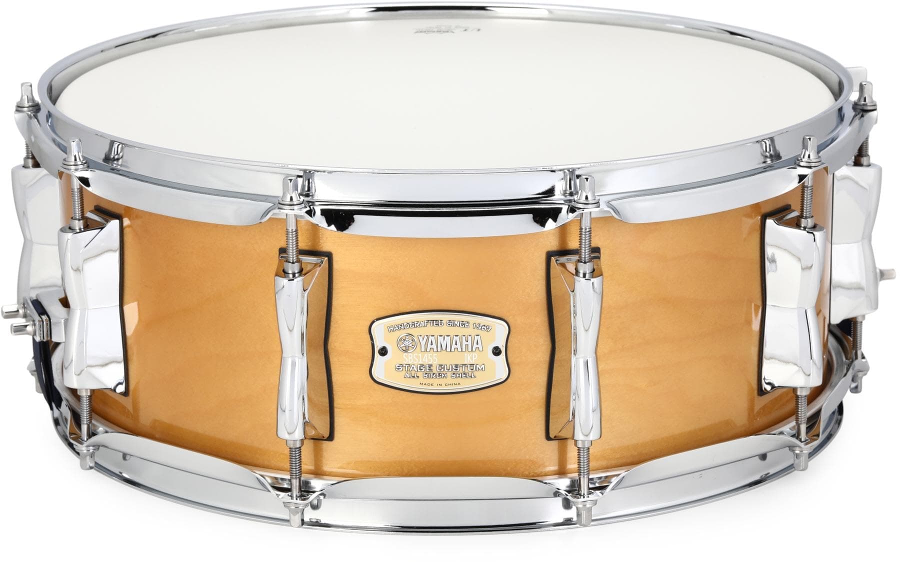 Stage Custom Birch 14x5.5 Snare Drum, Natural Wood