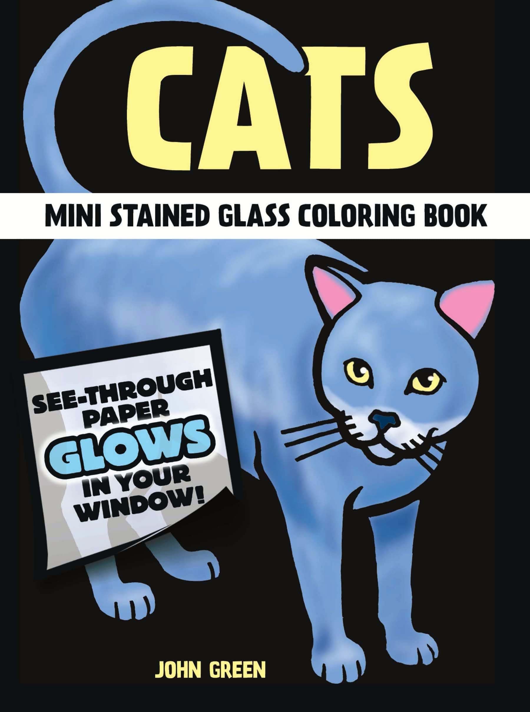 Cats Mini Stained Glass Coloring Book (Dover Little Activity Books: Pets)