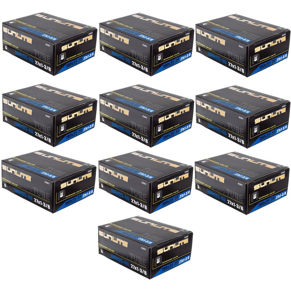 Bicycle Inner Tube, 700 x 35-40 (27 x 1-3/8) Schrader Valve 32mm, Sunlite
