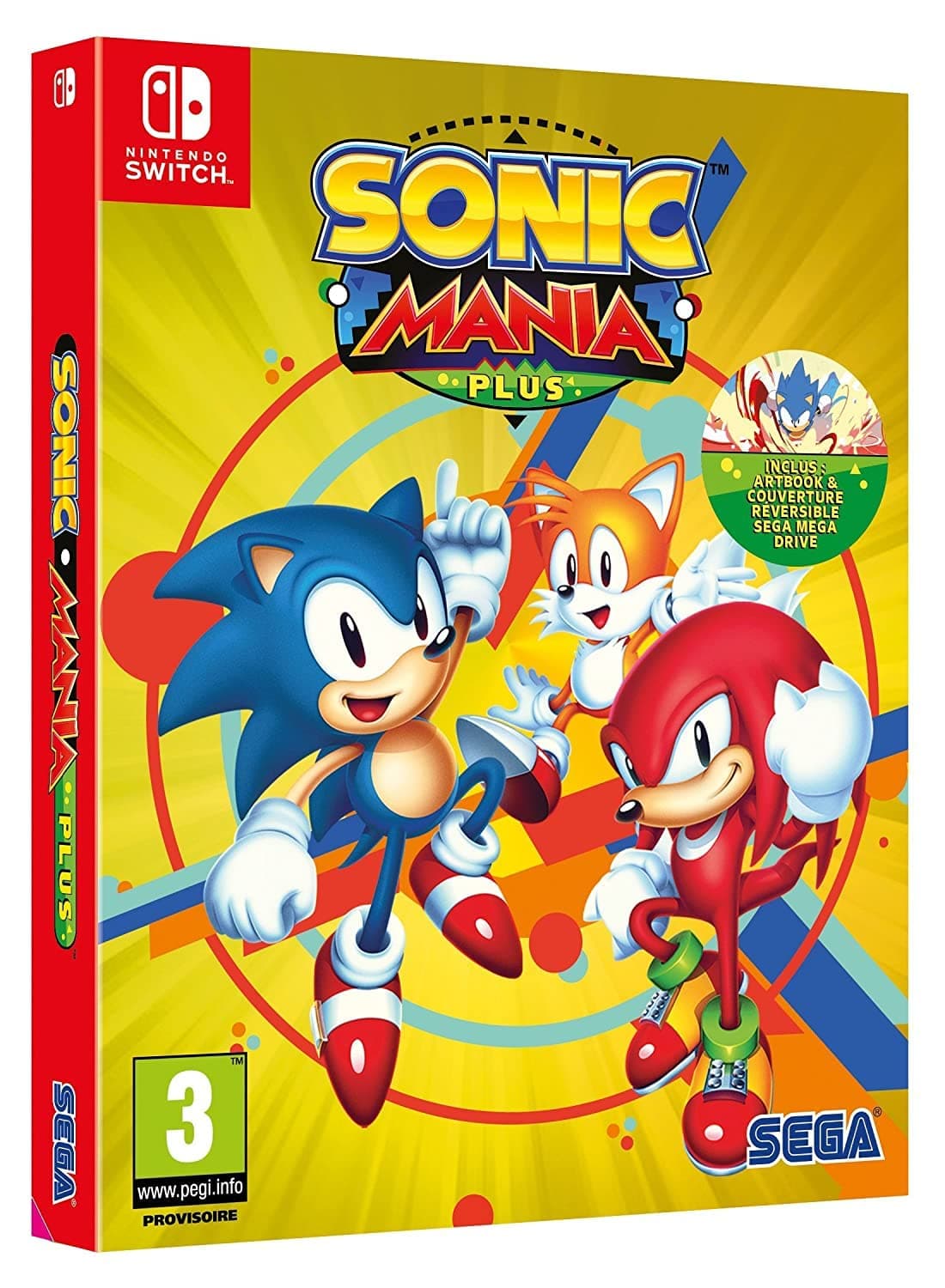 SEGA VP SONIC MANIA PLUS SWI Black 5055277031900