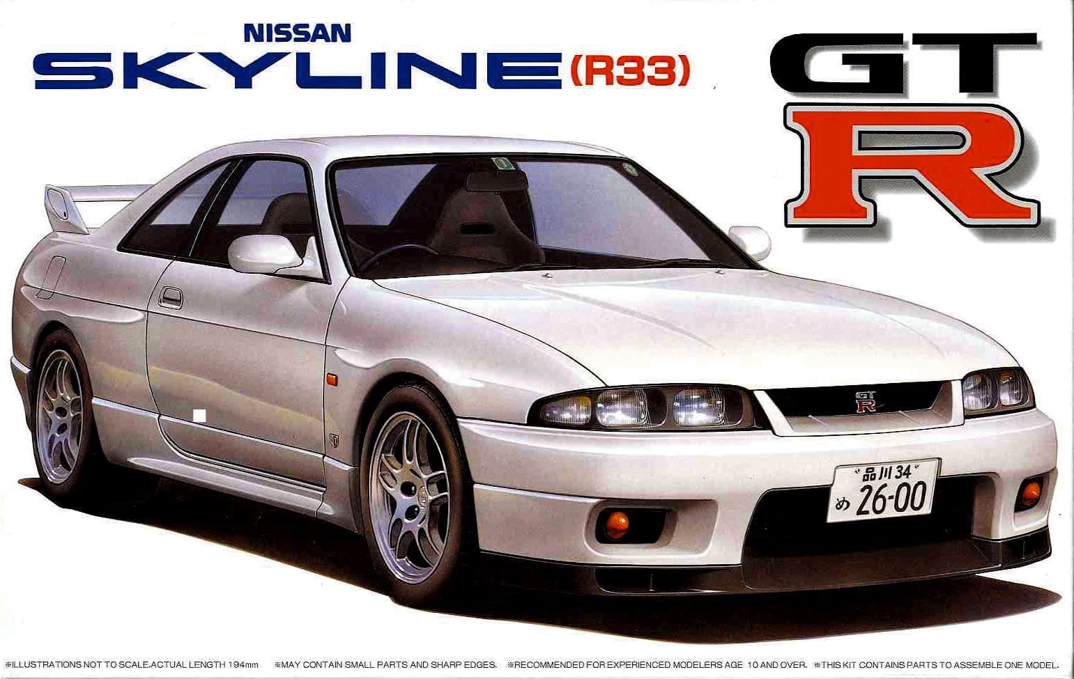 1/24 Inch Series No.19 R33 Skyline Gt-r 95[japan Imports]