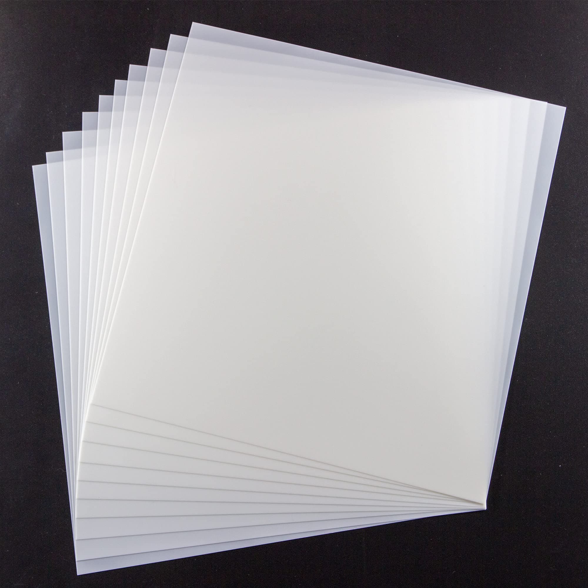 7 Mil Blank Mylar Stencil Sheet (10Pcs),12 x 12 Inch Clear Plastic Sheets