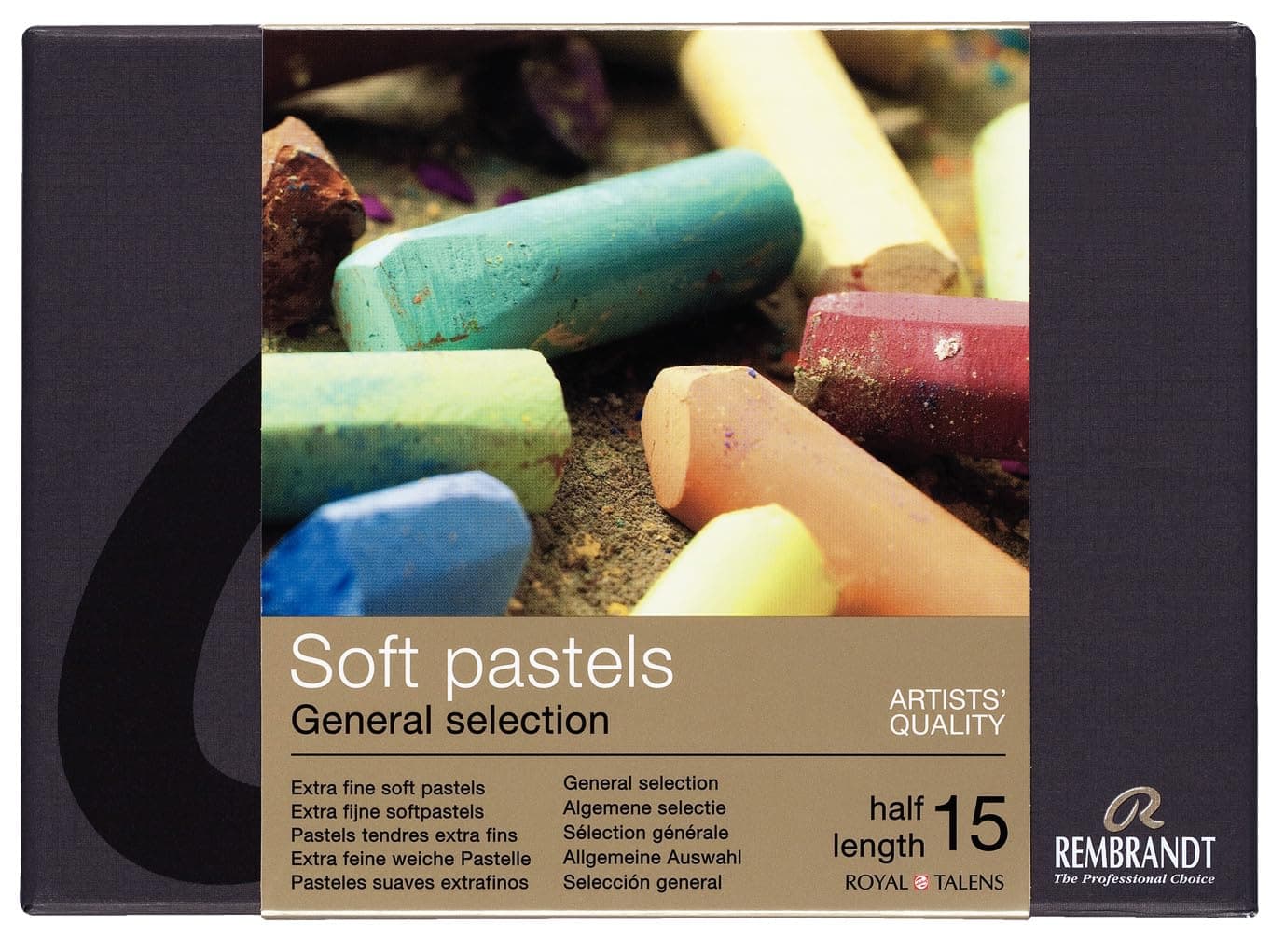 Soft Pastels: Starter Set, 15 Half Pastels