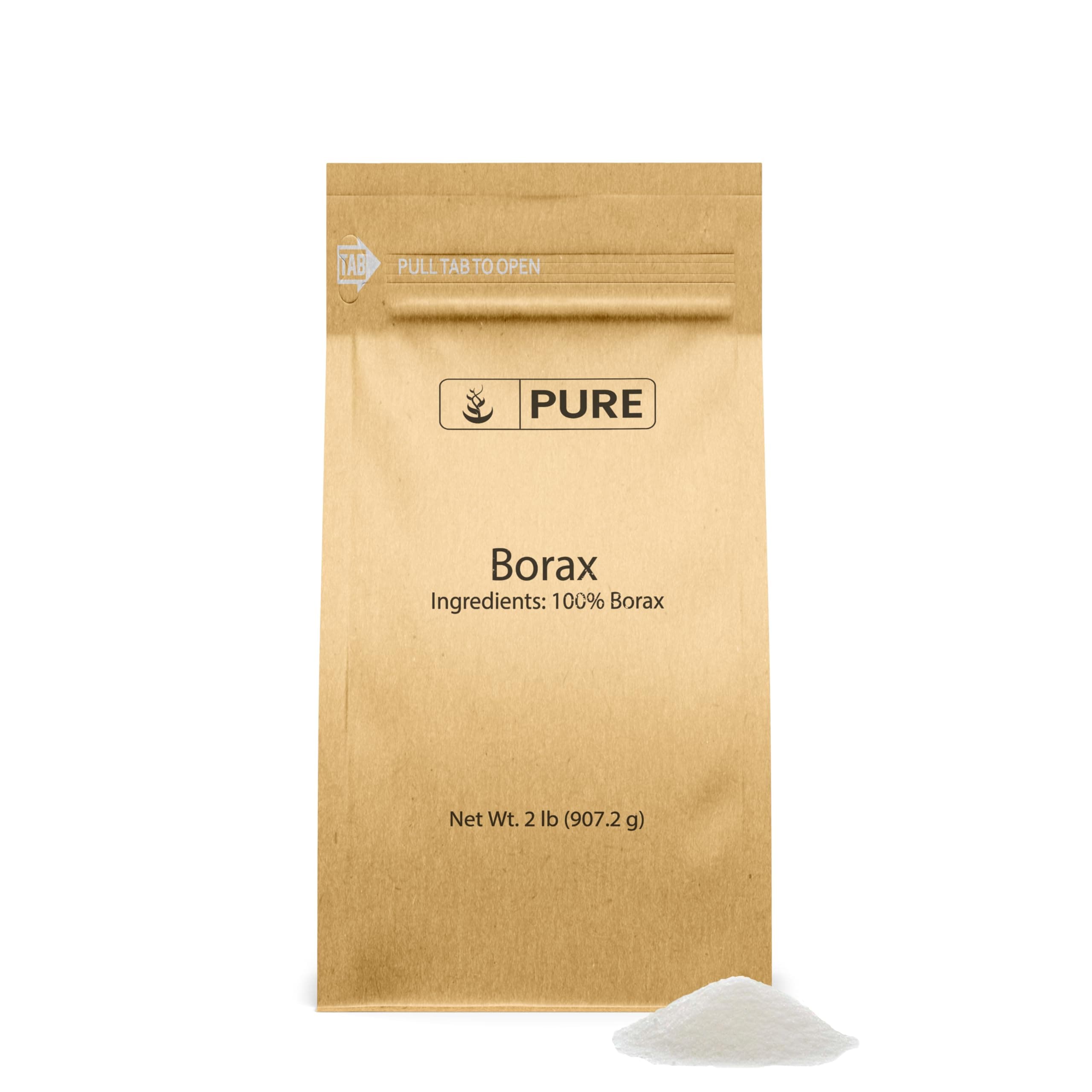 Borax Powder (2 lb.), Pure Borax, Multipurpose Cleaning Agent, Ideal Slime