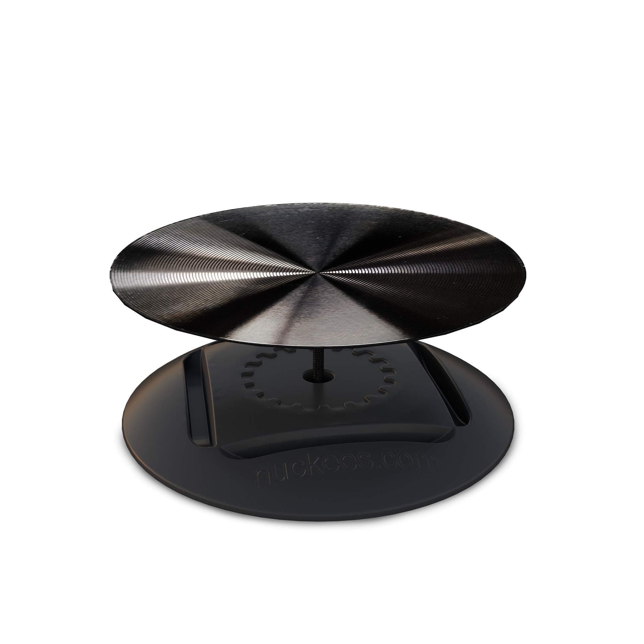 nuckees – The only phone grip & stand with collapsible magnetic-lock, 4-way horizontal and vertical stand and patented SnugHug technology to fit any size hand – Metal Black