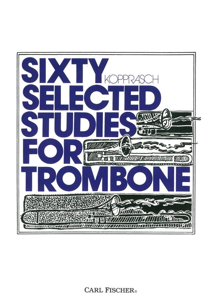 O2895 - Sixty Selected Studies for Trombone, Book 1