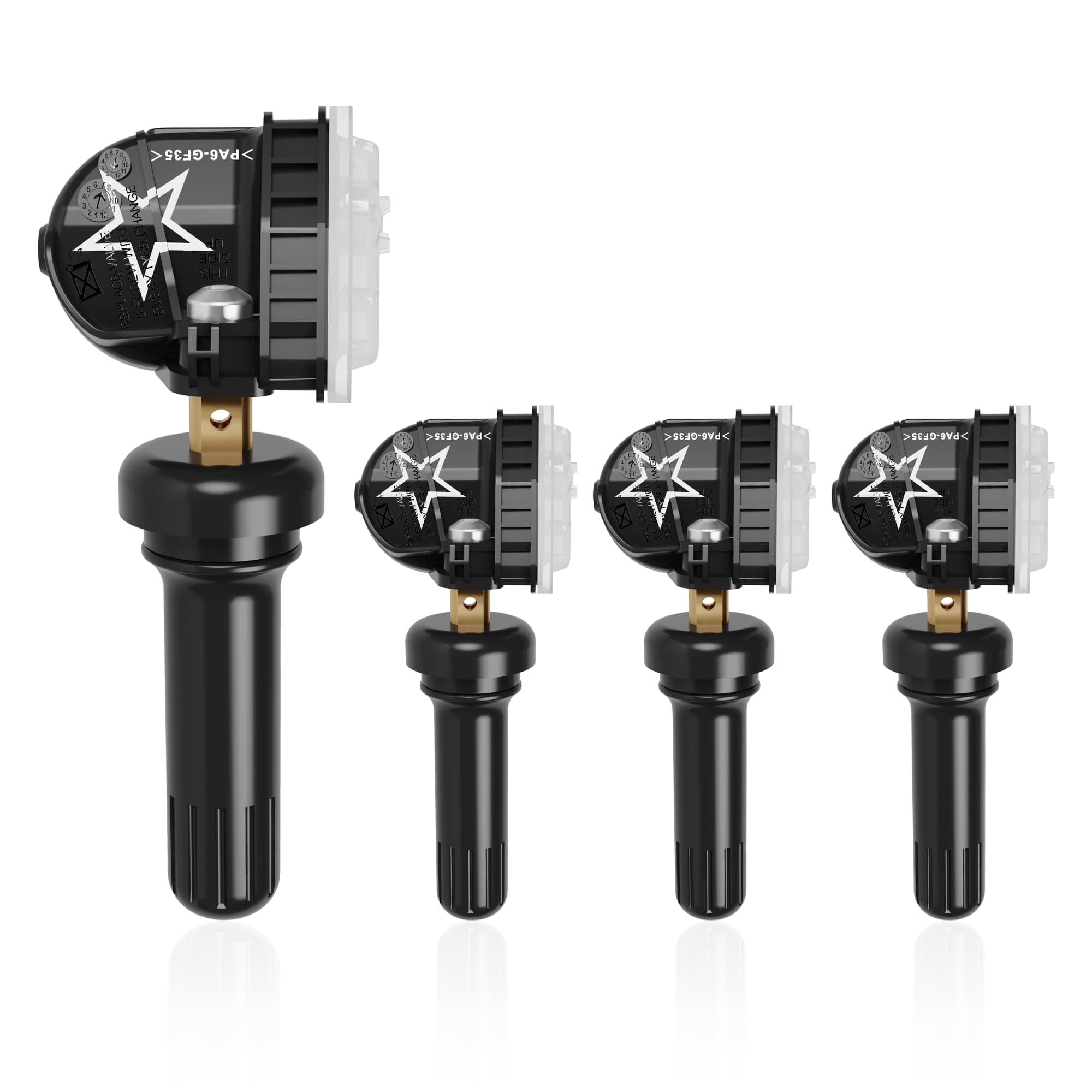 GM TPMS Sensor, Tire Pressure Monitoring System Sensor(TPMS) Fit for Buick Cadillac Chevrolet GMC Pontiac (13598771 315MHZ-4PCS)