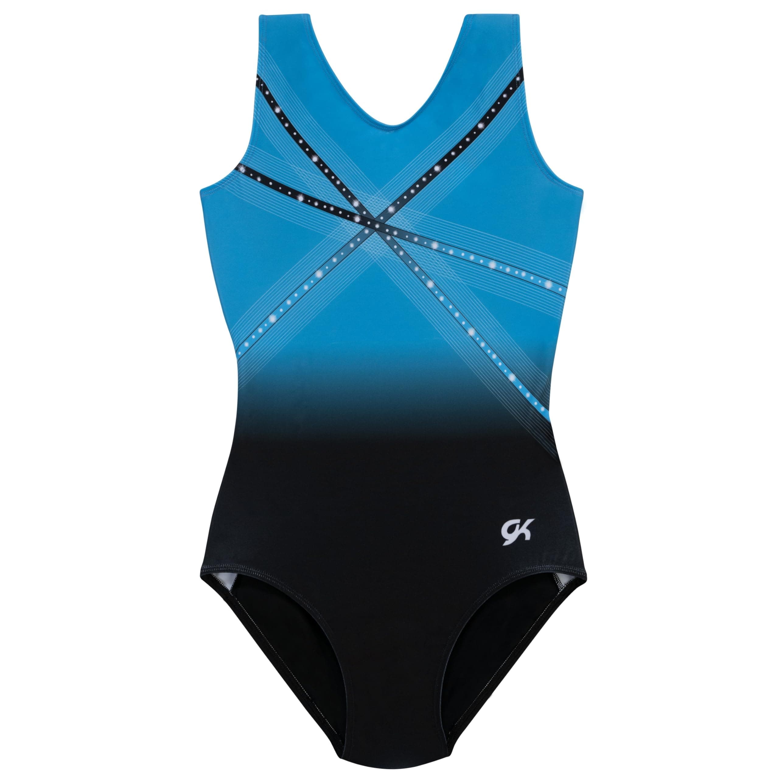 Glitz & Glam Gymnastics Leotard for Girls with Matching Scrunchie