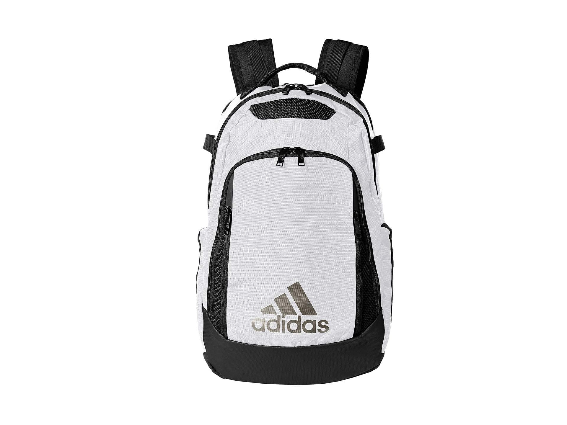 adidas Unisex 5-Star Team Backpack, White/Black, ONE SIZE
