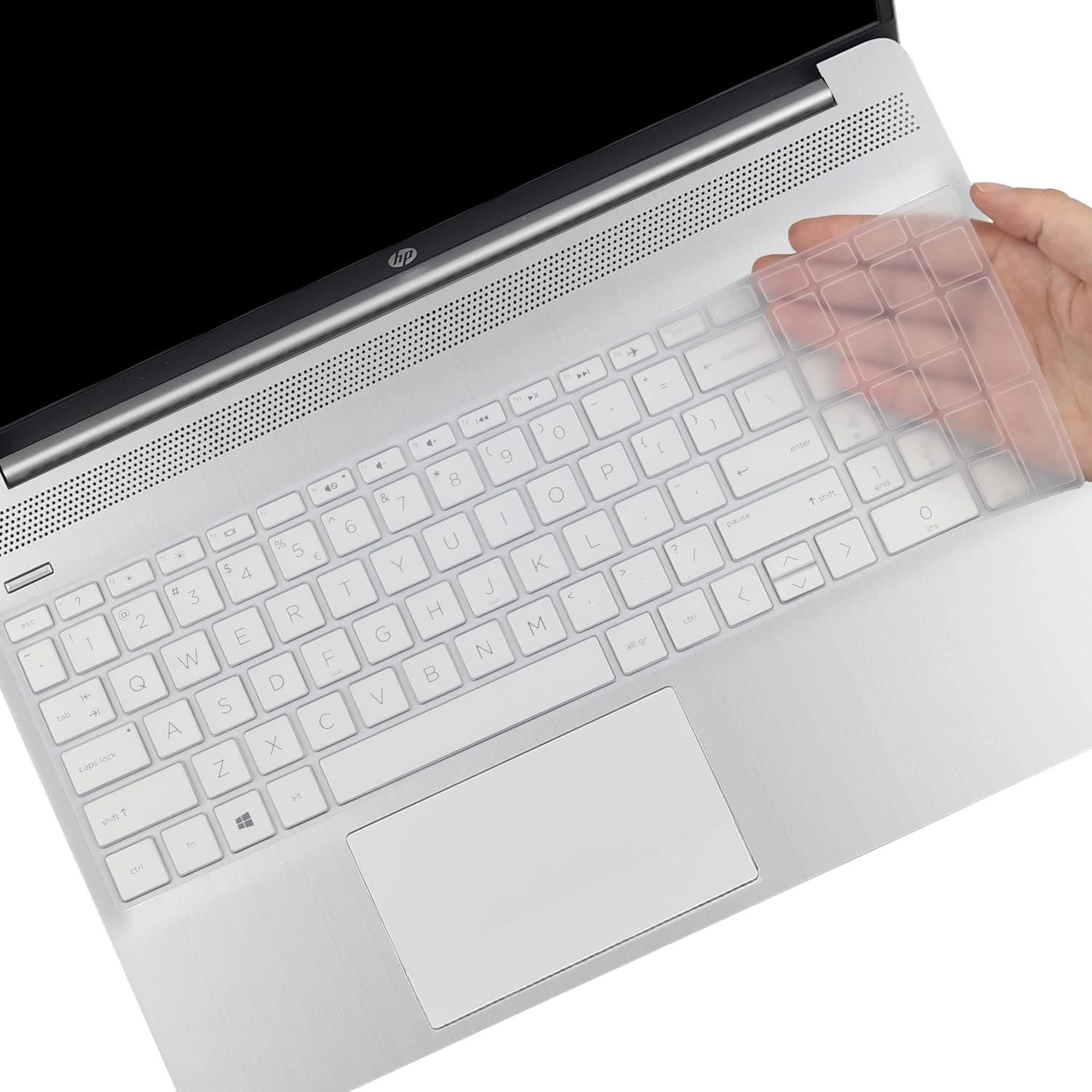 Keyboard Cover for 15.6" HP Envy 17M-AE111DX 17-BS| 15.6" HP Pavilion X360 15-BR075NR| HP Envy X360 15M-BP012DX BP011DX BP111DX BP112DX 15M-BQ121DX| HP 15-CB 15-CC 15-CD 15-CH 15-BW 15-BS -Clear