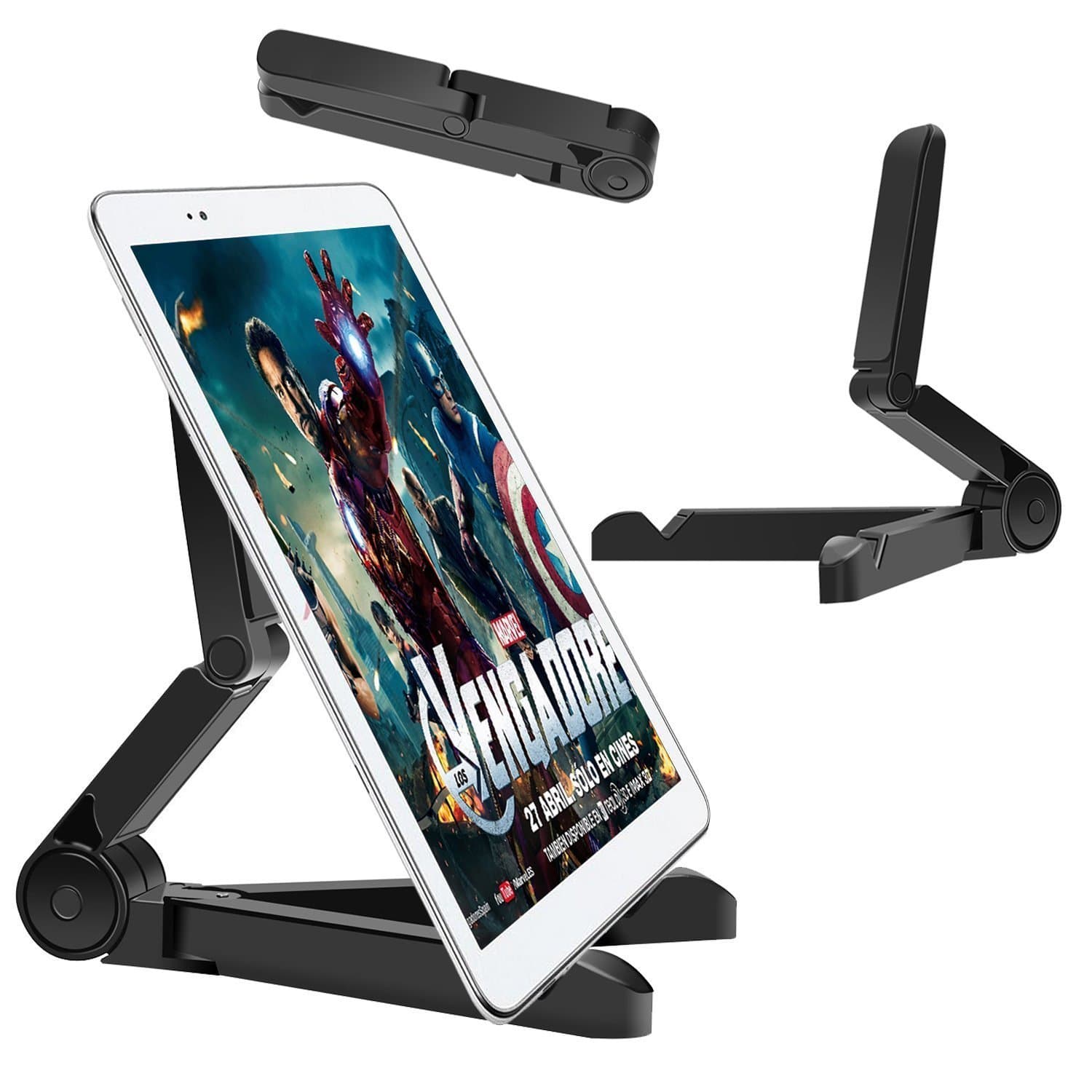 Tablet Stand and Holders for 7-10 inch iPad, Kindle, E-Readers, Smartphones, iPhone, iPad Air , Samsung GalaxyTab,Black Color iPad stand