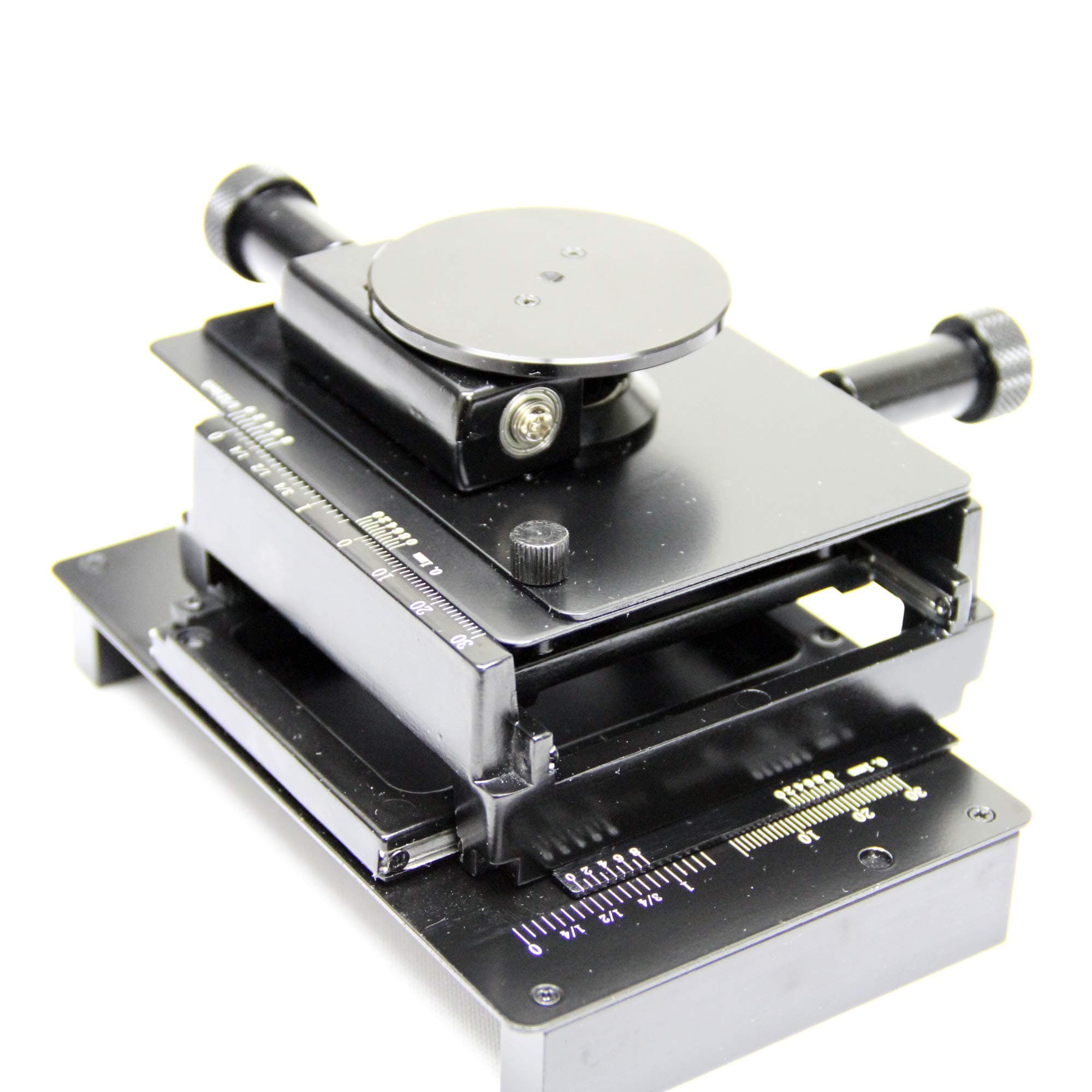 Dunwell Tech, Inc MS15X-S1 X/Y Fine Adjustment & Rotational Base – 3.25" x 4.25" Table Size - Designed for Dino-Lite