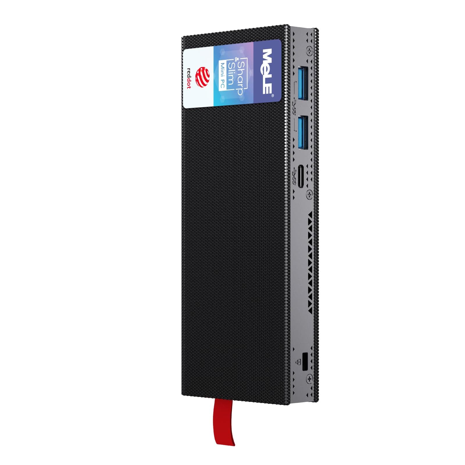 MeLE Fanless Mini PC Stick PCG02 Pro 12th Gen Alder Lake - N100(up to 3.4GHz), 8GB DDR4 RAM 256GB Desktop Computer Stick 4K Dual HDMI/WiFi/BT/Ethernet,Home Company Office Industry