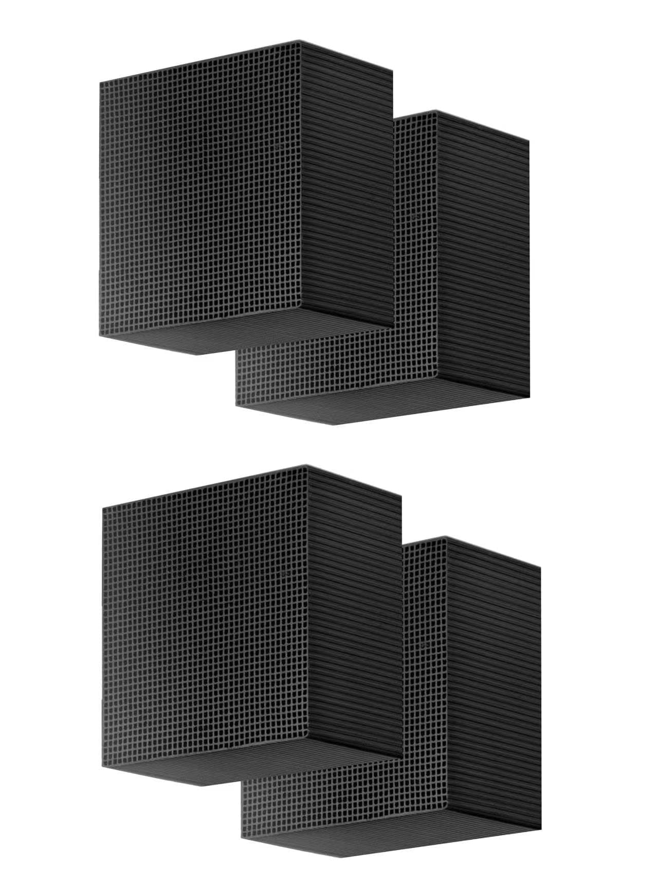 4 PCS Aquarium Cube Filter, Activated Carbon Aquarium ​for Ponds,Fish Tank,Stock Tank for Horses,4X4X2 Inch，eco Aquarium Water Purifier Cube.